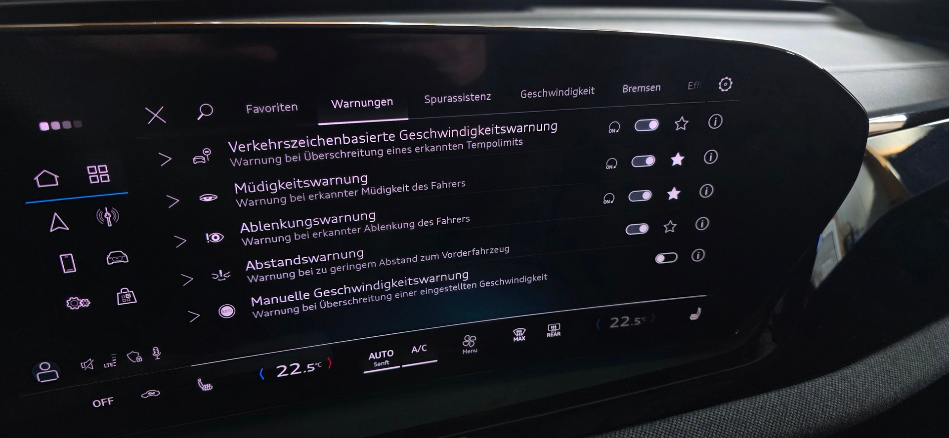AUDI A5 Avant TFSI S-Tronic S-Line *ACC*LaneAssist*Rückfahrkamera*Ambientebeleuchtung*Sitzheizung*CarPlay/AndroidAuto*-image-23