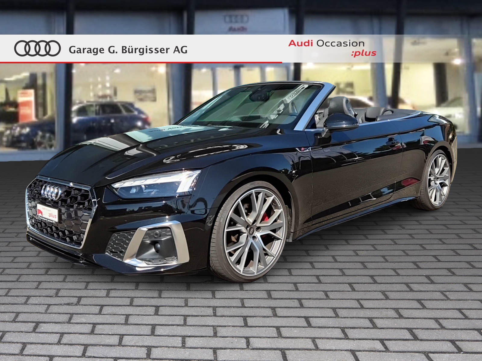 AUDI A5 Cabriolet 45 TFSI S-Line S-tronic quattro Mythosschwarz Metallic
