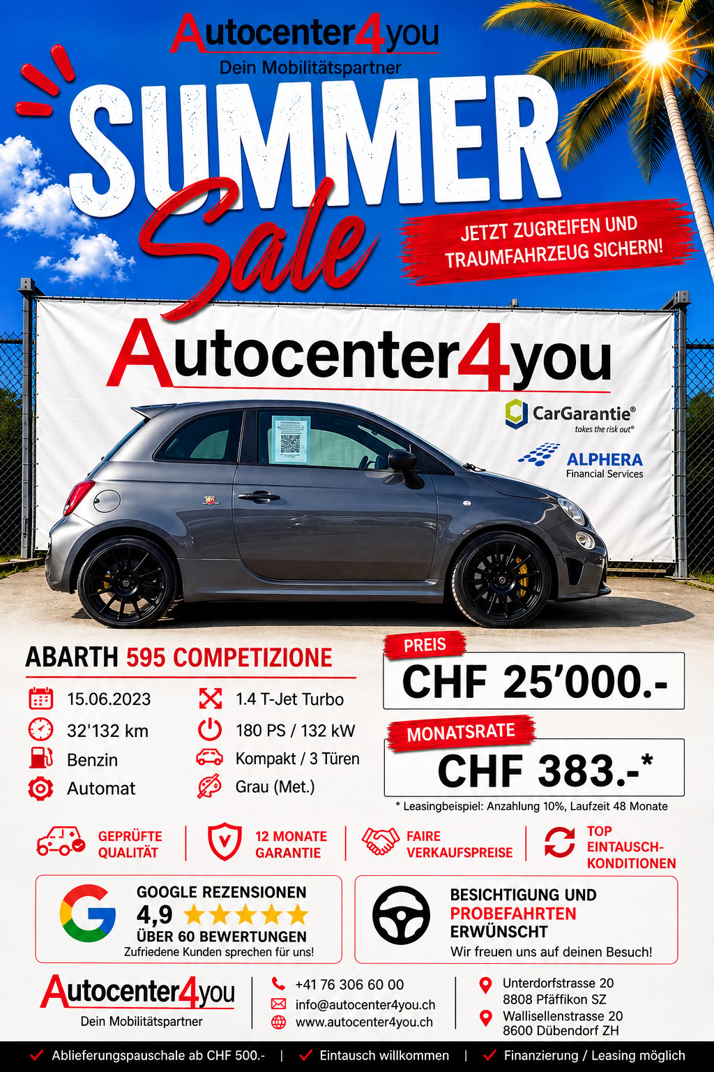 FIAT 695 1.4 16V Turbo Abarth 695 Competizione Dualogic