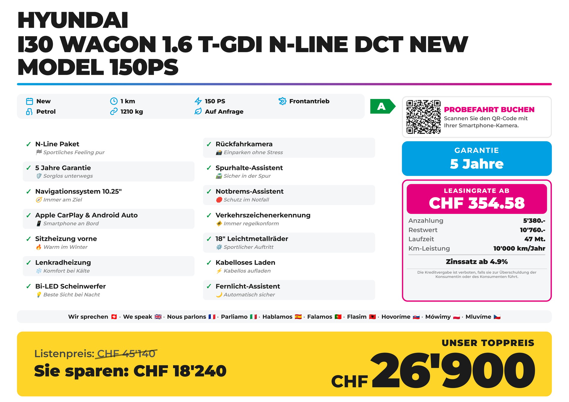 HYUNDAI i30 Wagon 1.6 T-GDi N-Line DCT NEW MODEL 150PS-showroom-element-1
