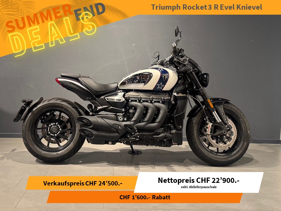 TRIUMPH Rocket 3 R Storm Evel Knievel Lacksatz
