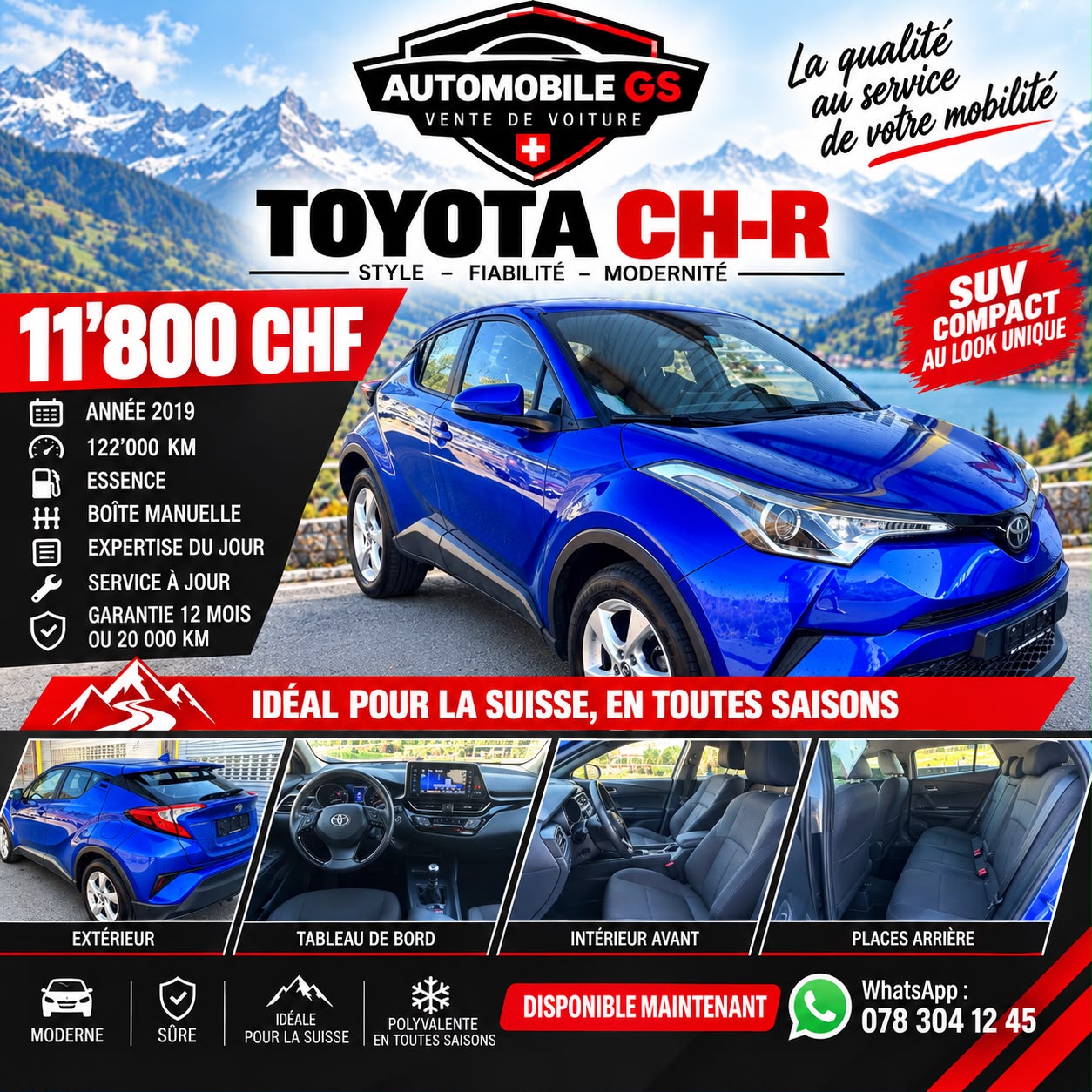 TOYOTA C-HR 1.2 Turbo Comfort