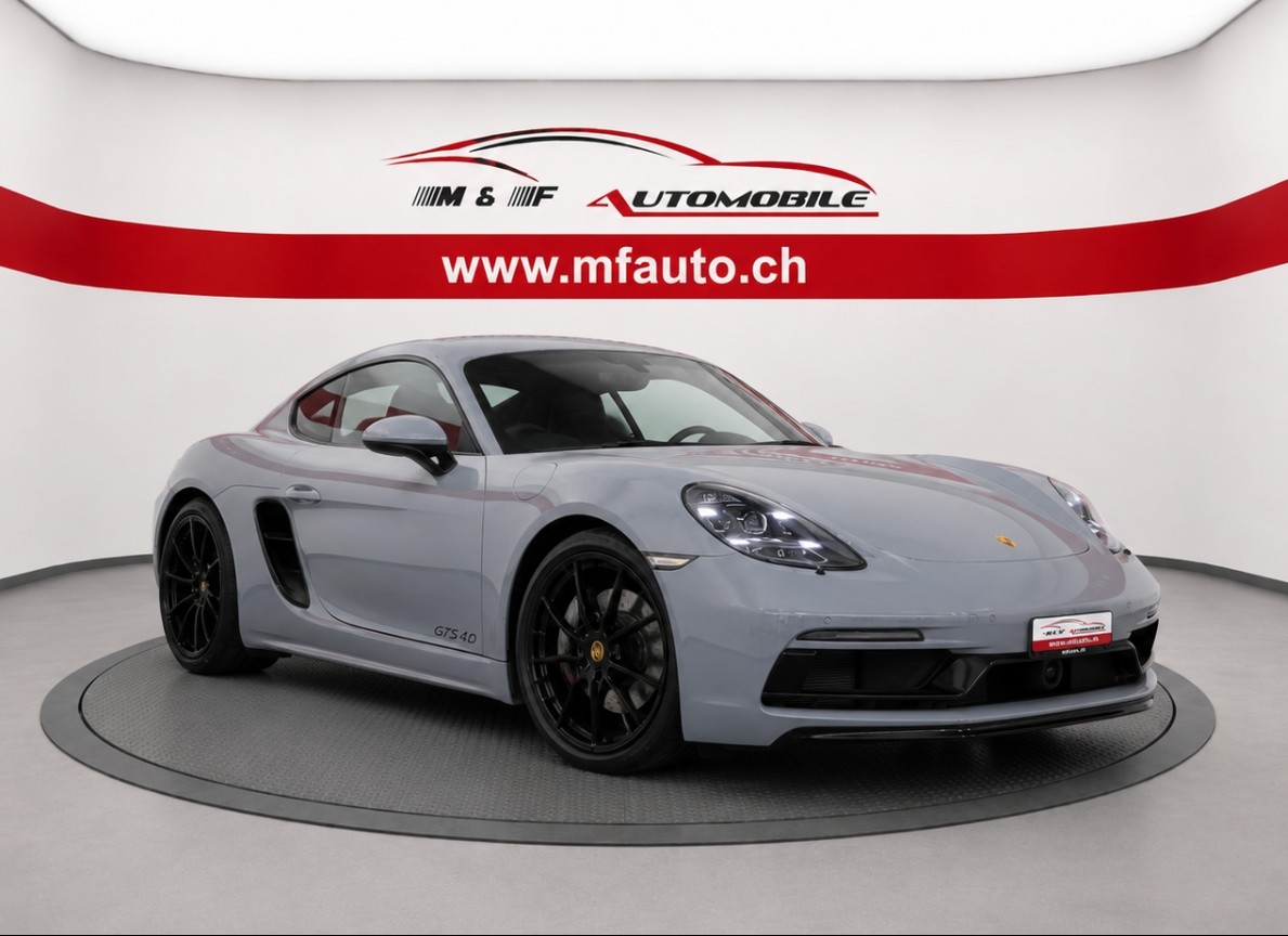 PORSCHE Cayman 718 4.0 GTS PDK CH FAHRZEUG AUS 1. HAND-image-1