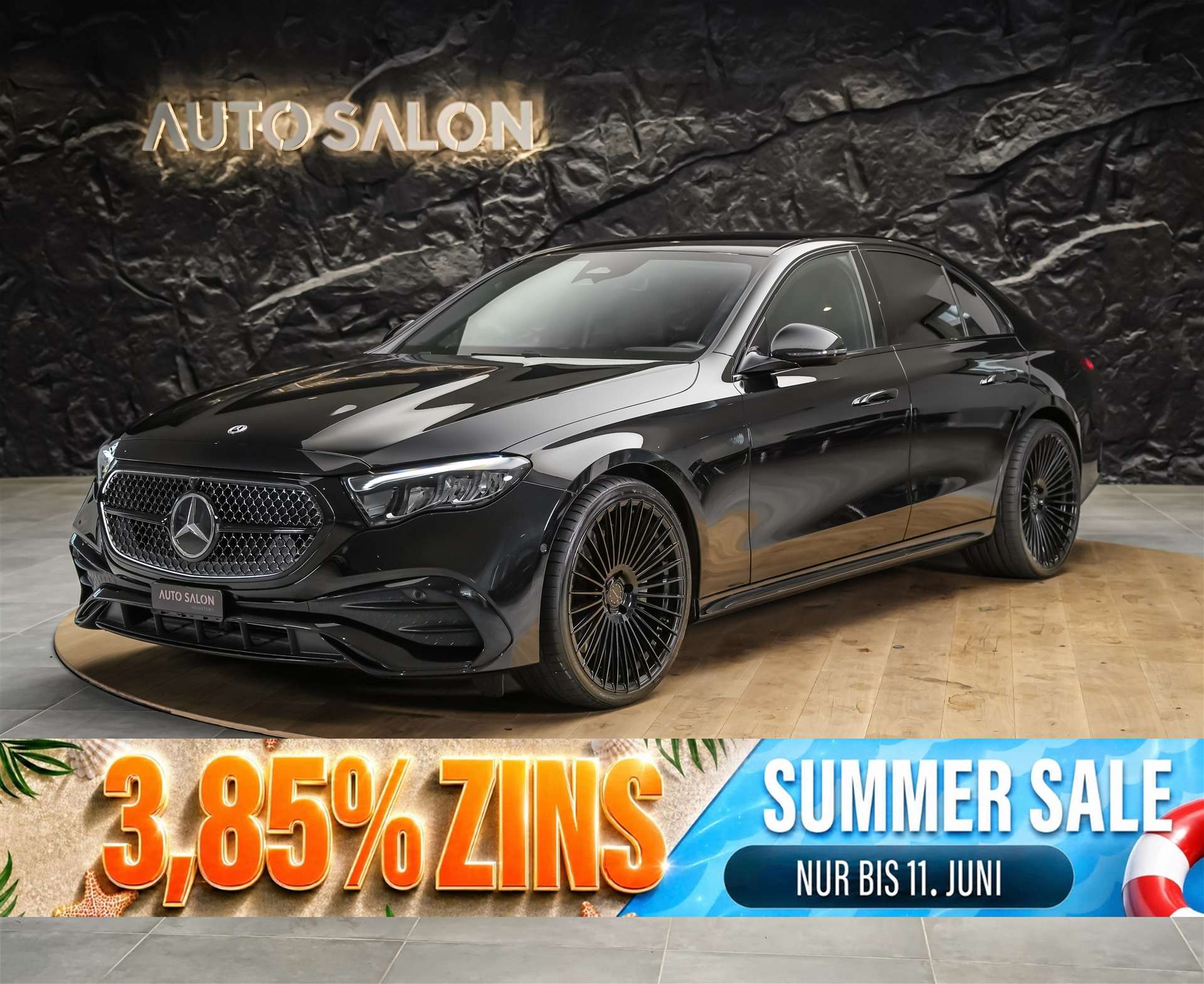 MERCEDES-BENZ E 220 d AMG Line *21" Felgen*Superscreen*Burmester*
