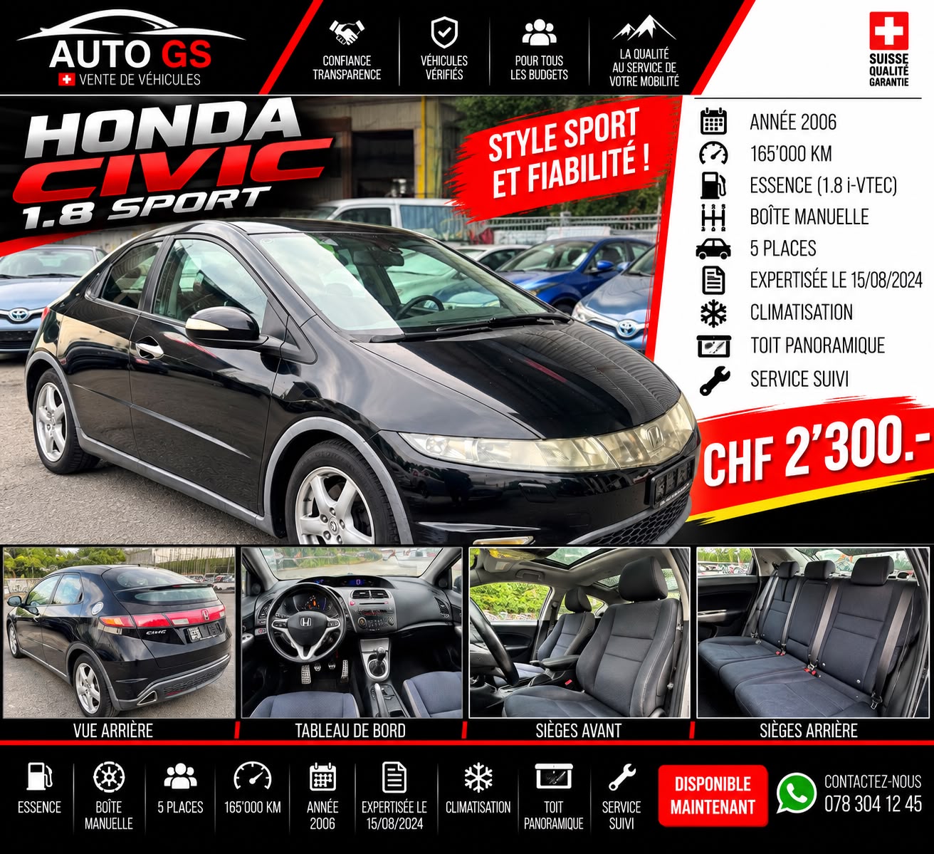 HONDA Civic 1.8i Sport