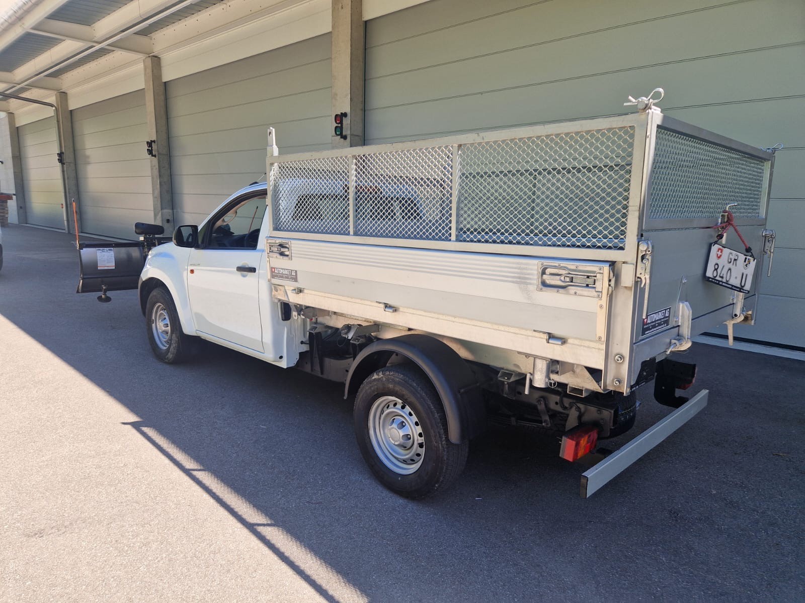 ISUZU D-MAX 1.9 Single Cab Satellite 4x4 - Ponte Ribaltabile 3 Lati in Alluminio - Cala Neve Snow Dogg - Gancio Traino KG. 3500-image-7