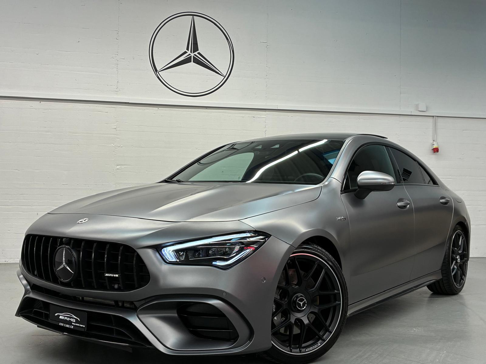 MERCEDES-BENZ CLA 45 AMG 4Matic+ 8G-DCT Mattgrey Black Performance Aktionsleasing ab 499.- mit 2 Jahre Garantie-showroom-element-1