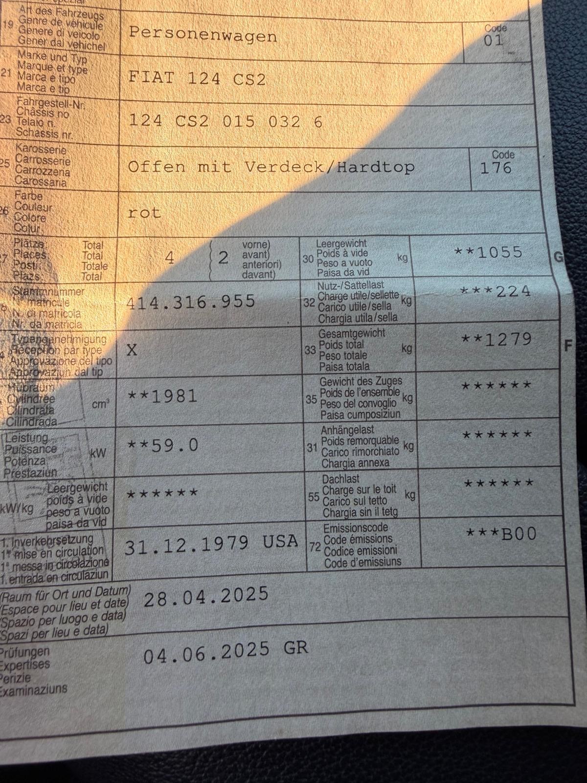 FIAT 124 CSA 2.0 79PS-image-13