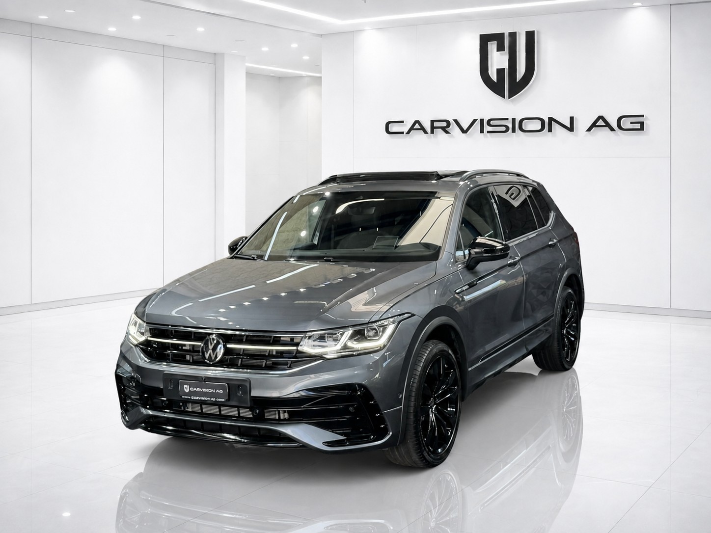 VW Tiguan Allspace 2.0TSI R-Line 4Motion DSG * 7-Plätzer * Anhängerkupplung * Black Style * Volle Austattung *