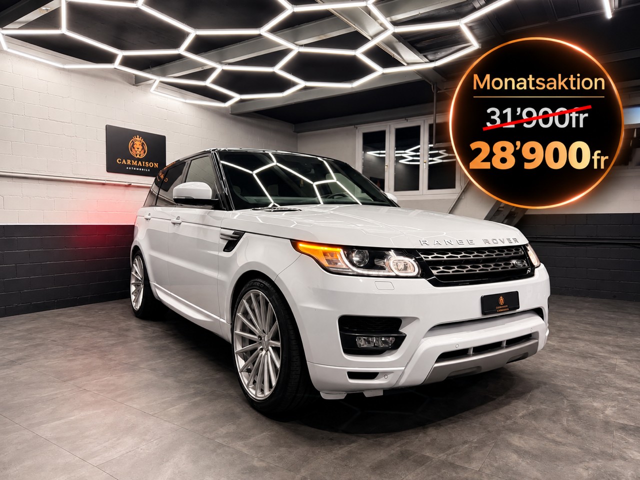 LAND ROVER Range Rover Sport 3.0 SDV6 | AHK 3‘500KG | 22‘‘ Vossen | Luftfahrwerk