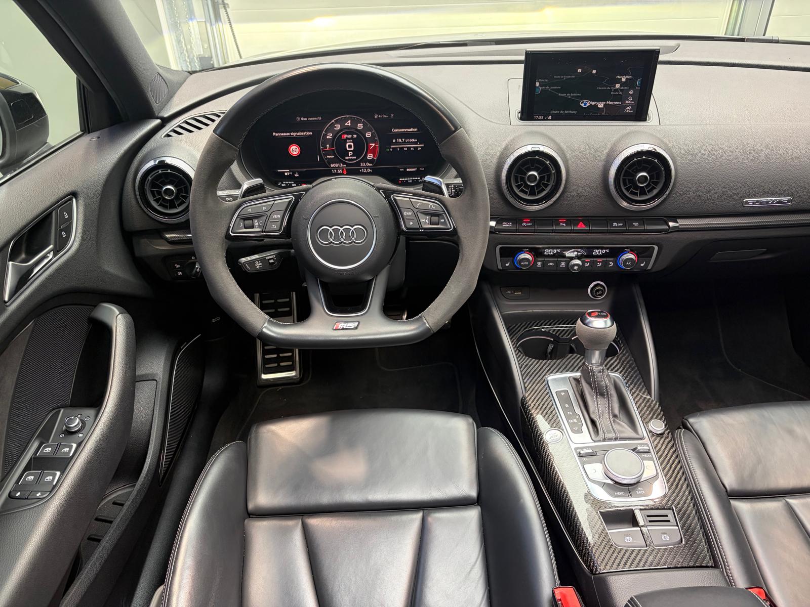 AUDI RS3 Sportback ABT 2.5 TSI quattro S-tronic - Echappement RS - Magnetic Ride - Toit ouvrant-image-18