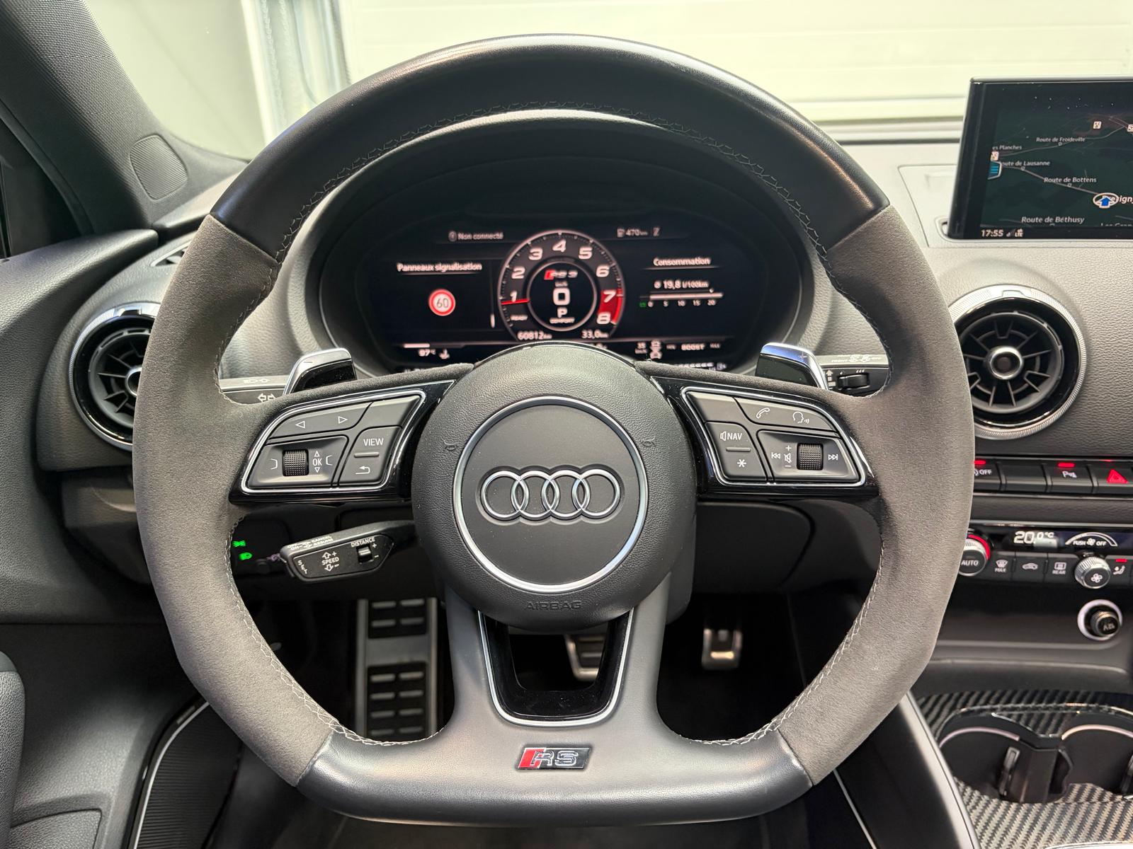 AUDI RS3 Sportback ABT 2.5 TSI quattro S-tronic - Echappement RS - Magnetic Ride - Toit ouvrant-image-19