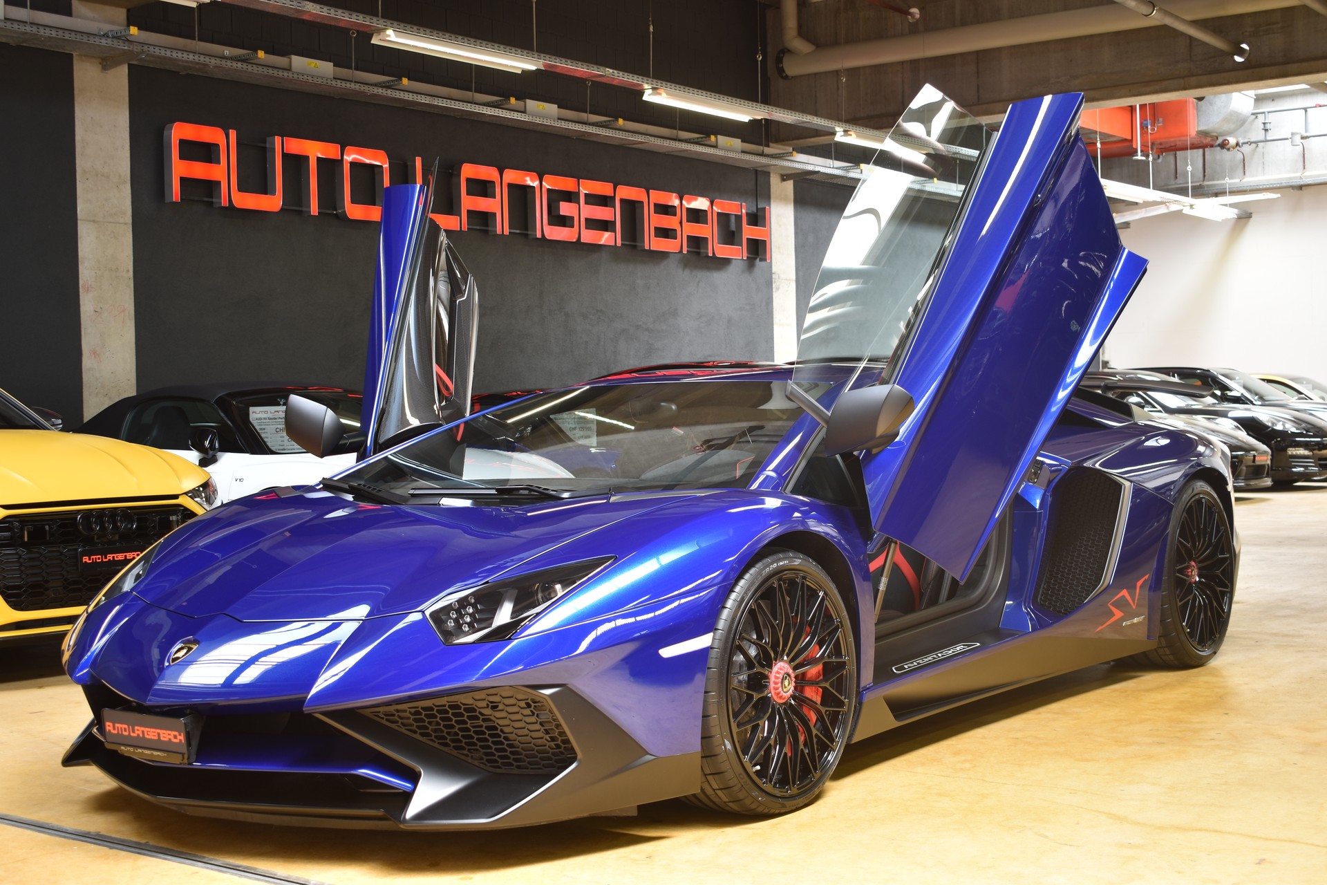 LAMBORGHINI Aventador LP750-4 SuperVeloce Coupé E-Gear "Blue-Sideris"-showroom-element-1