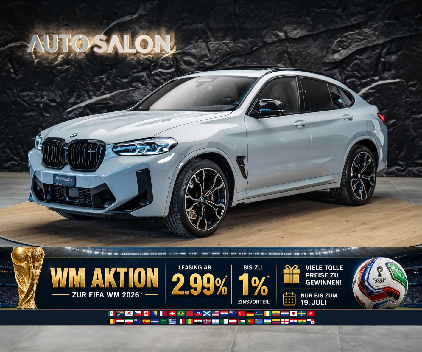 BMW X4M xDrive M Competition Steptronic *Panorama*Sitzlüftung*Head-UP*