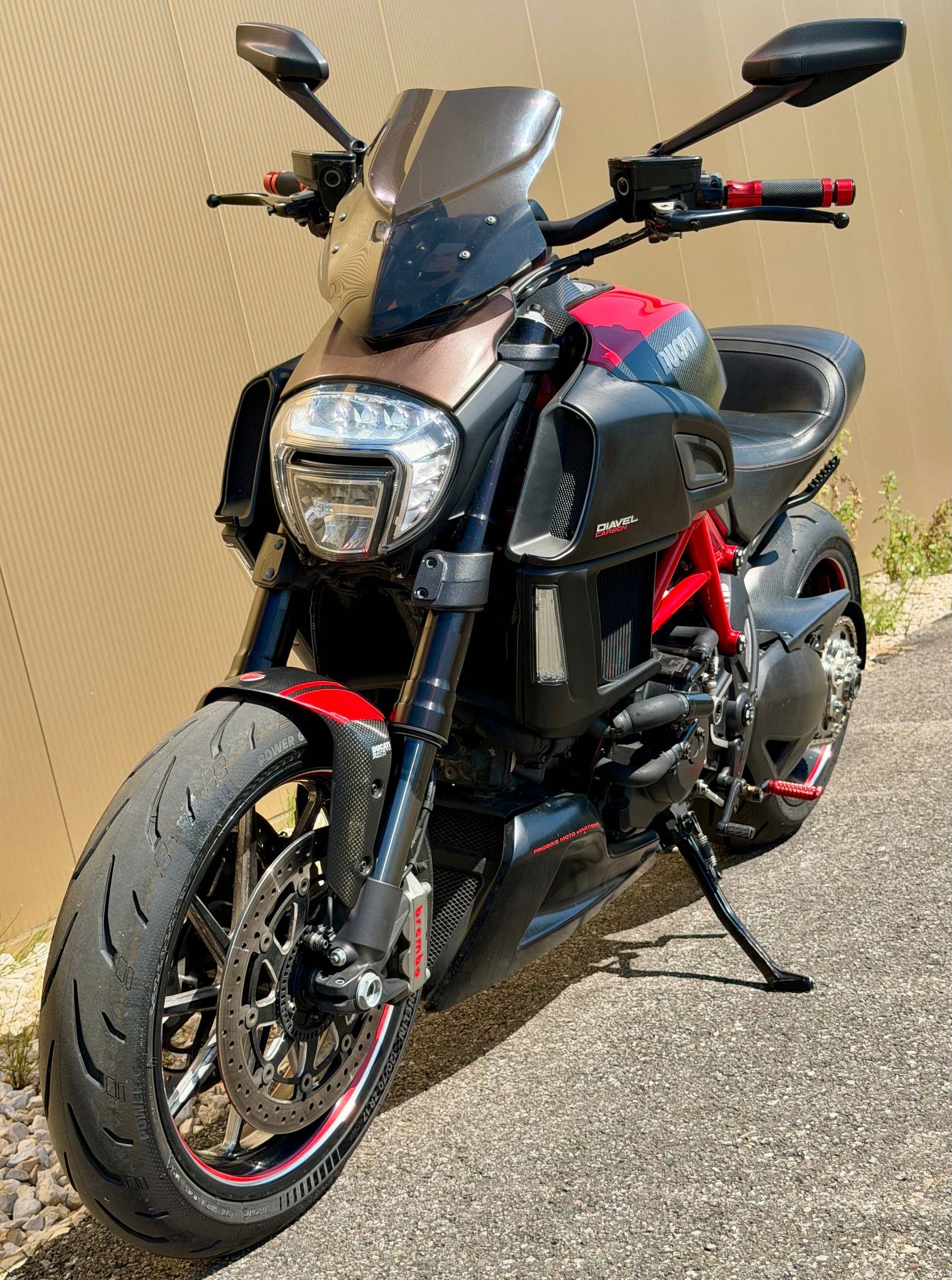 DUCATI Diavel 1200 Carbon red TERMIGNONI-image-7