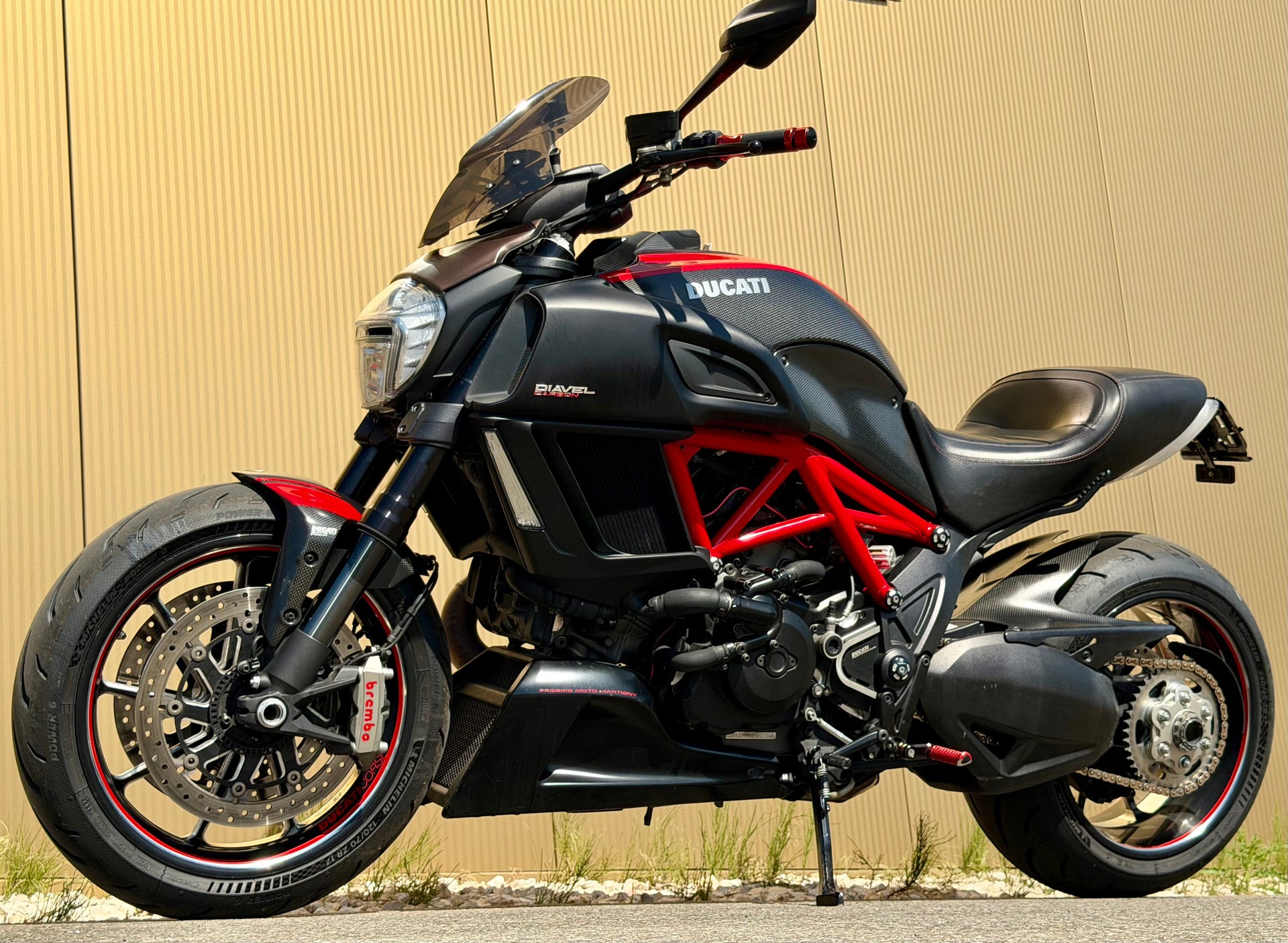 DUCATI Diavel 1200 Carbon red TERMIGNONI-image-9