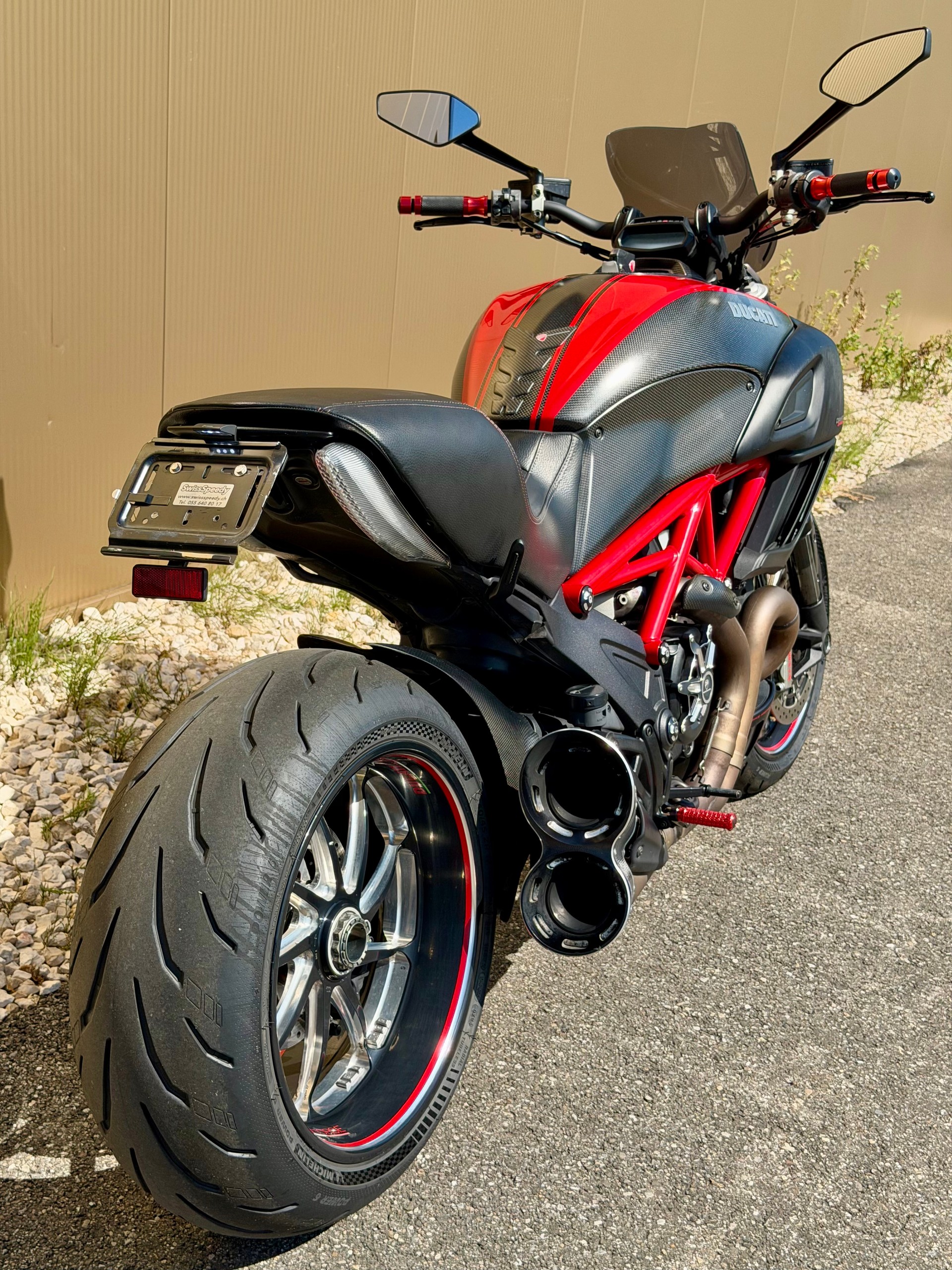 DUCATI Diavel 1200 Carbon red TERMIGNONI-image-5