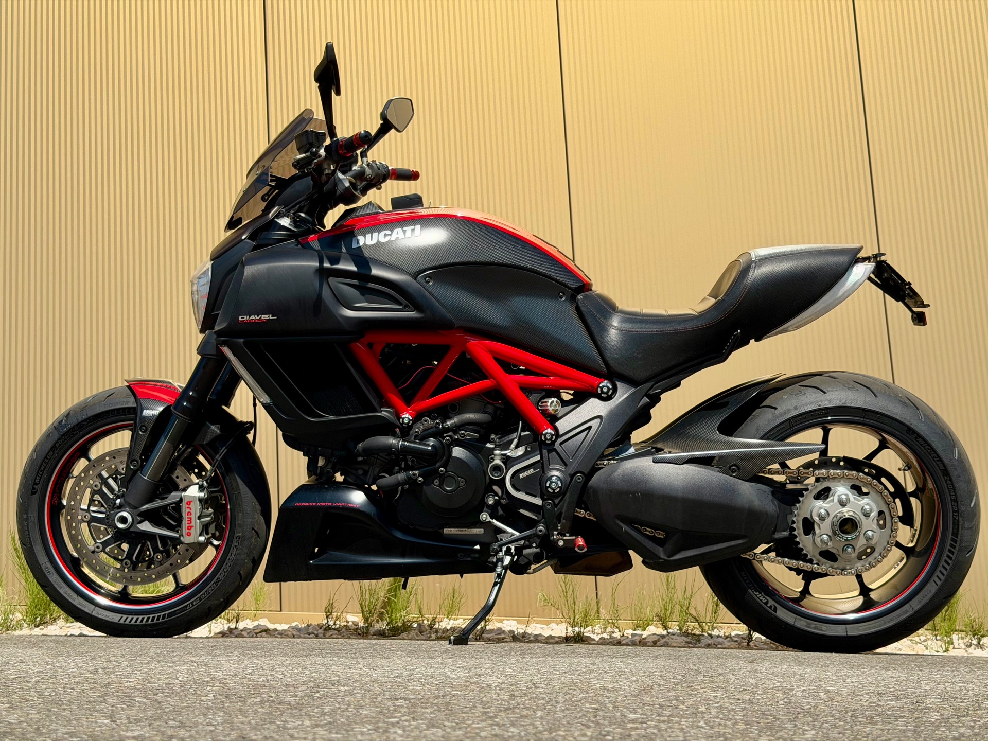 DUCATI Diavel 1200 Carbon red TERMIGNONI-image-10