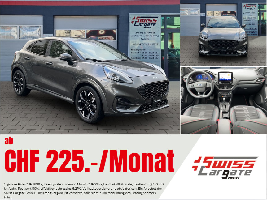 FORD Puma 1.0 MHEV ST-Line X Automat mit B&O & Winterreifen