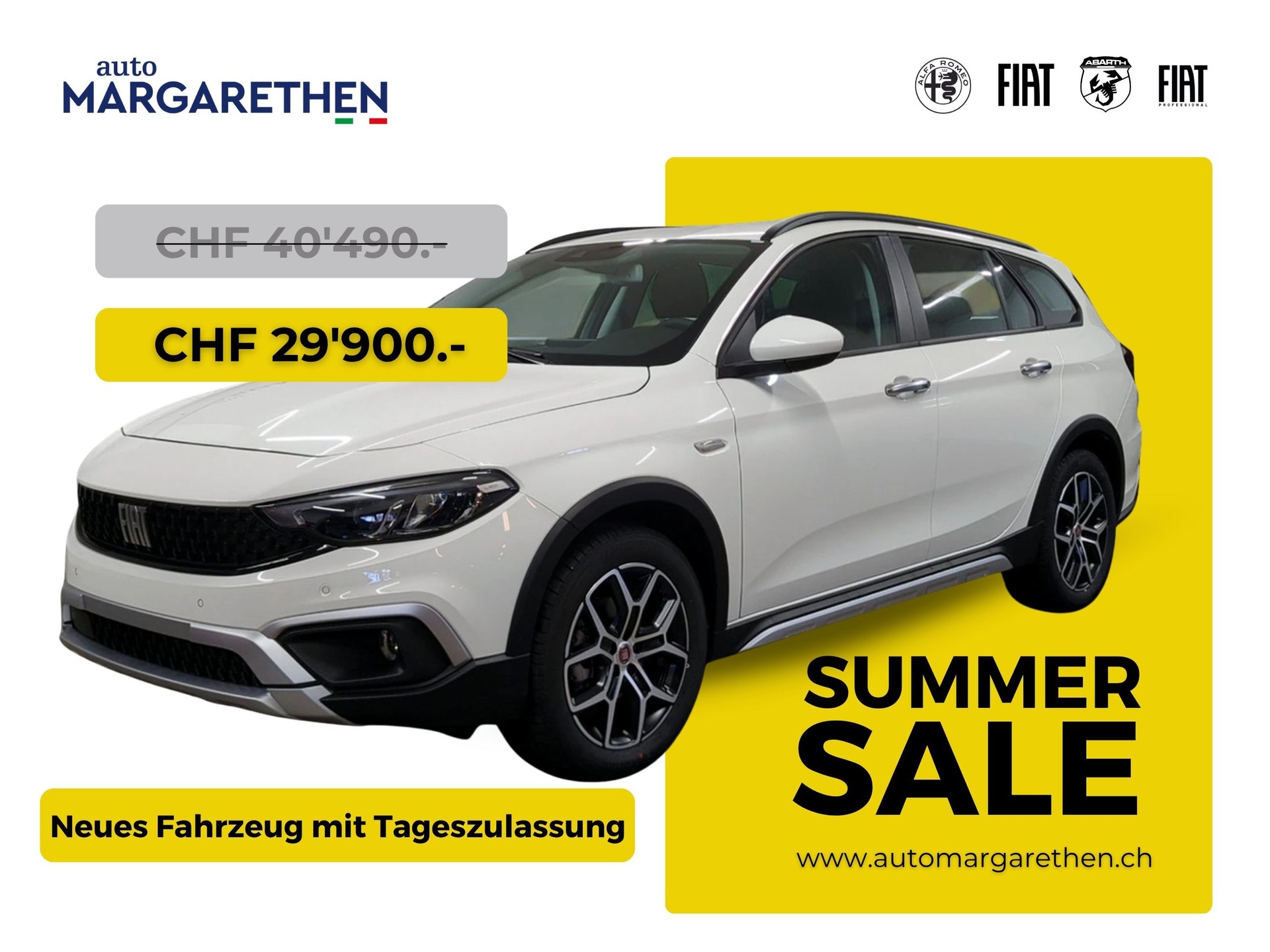 FIAT Tipo SW 1.5T MHEV Swiss Ed. Cross DCT7 130 PS-image-0