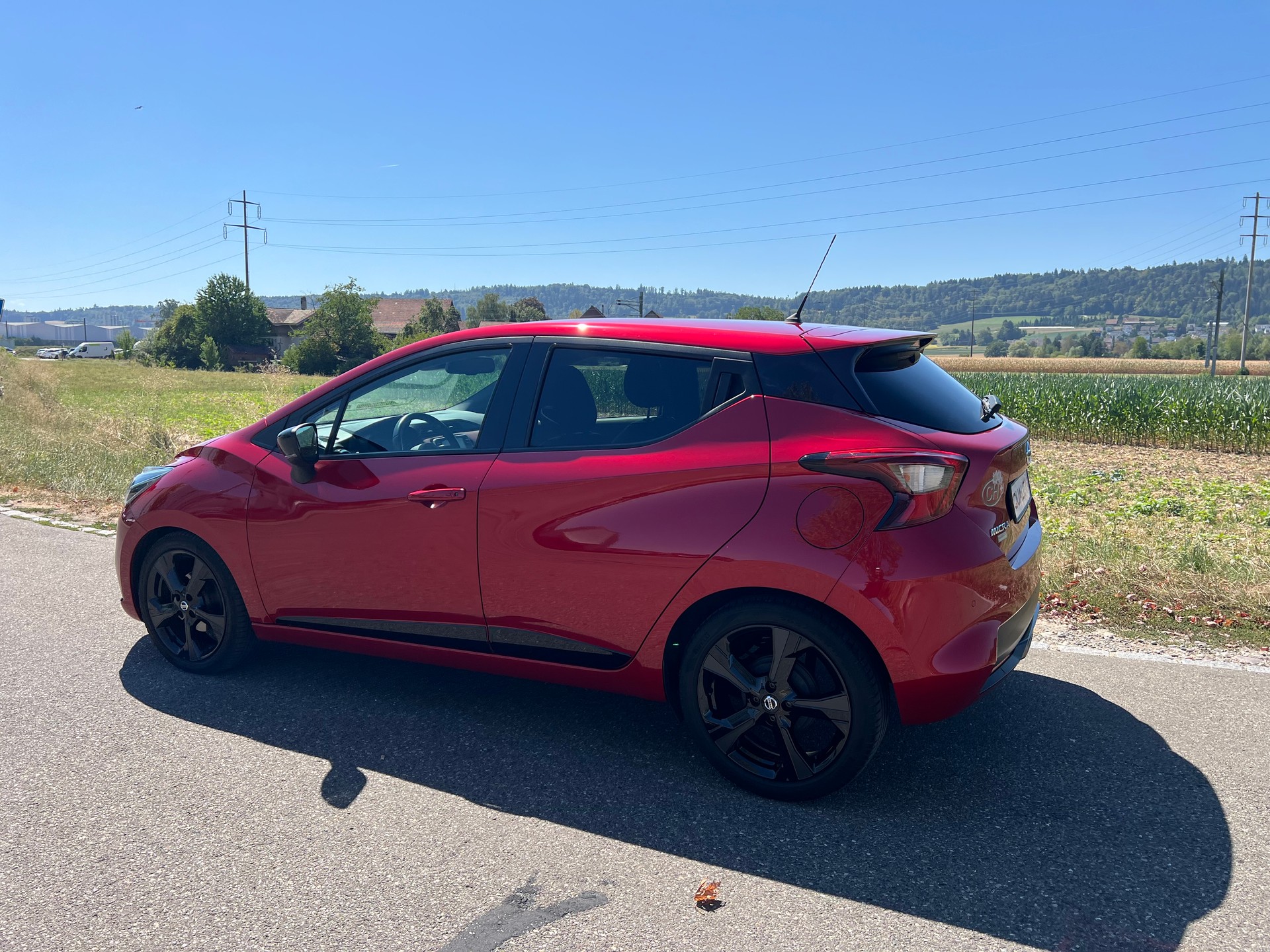 NISSAN Micra IG-T100 Xtronic Tekna AVM+LED+Leder Insp.Red-image-6