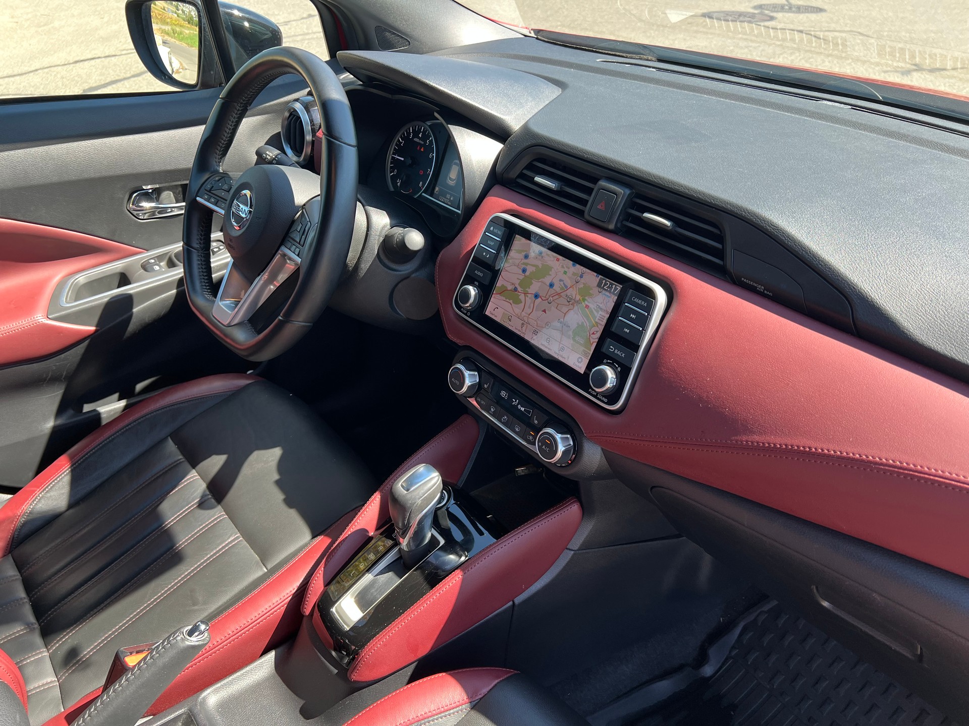 NISSAN Micra IG-T100 Xtronic Tekna AVM+LED+Leder Insp.Red-image-14