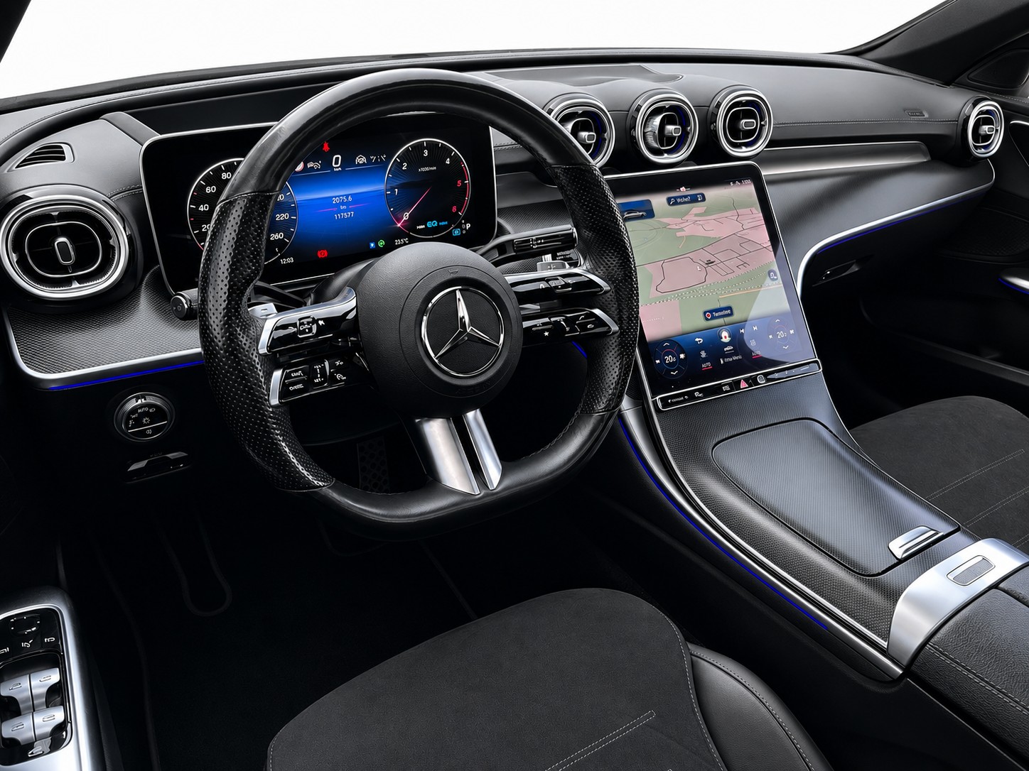 MERCEDES-BENZ C 220 d Swiss Star AMG Line 4matic Kombi * CH FAHRZEUG *-image-12