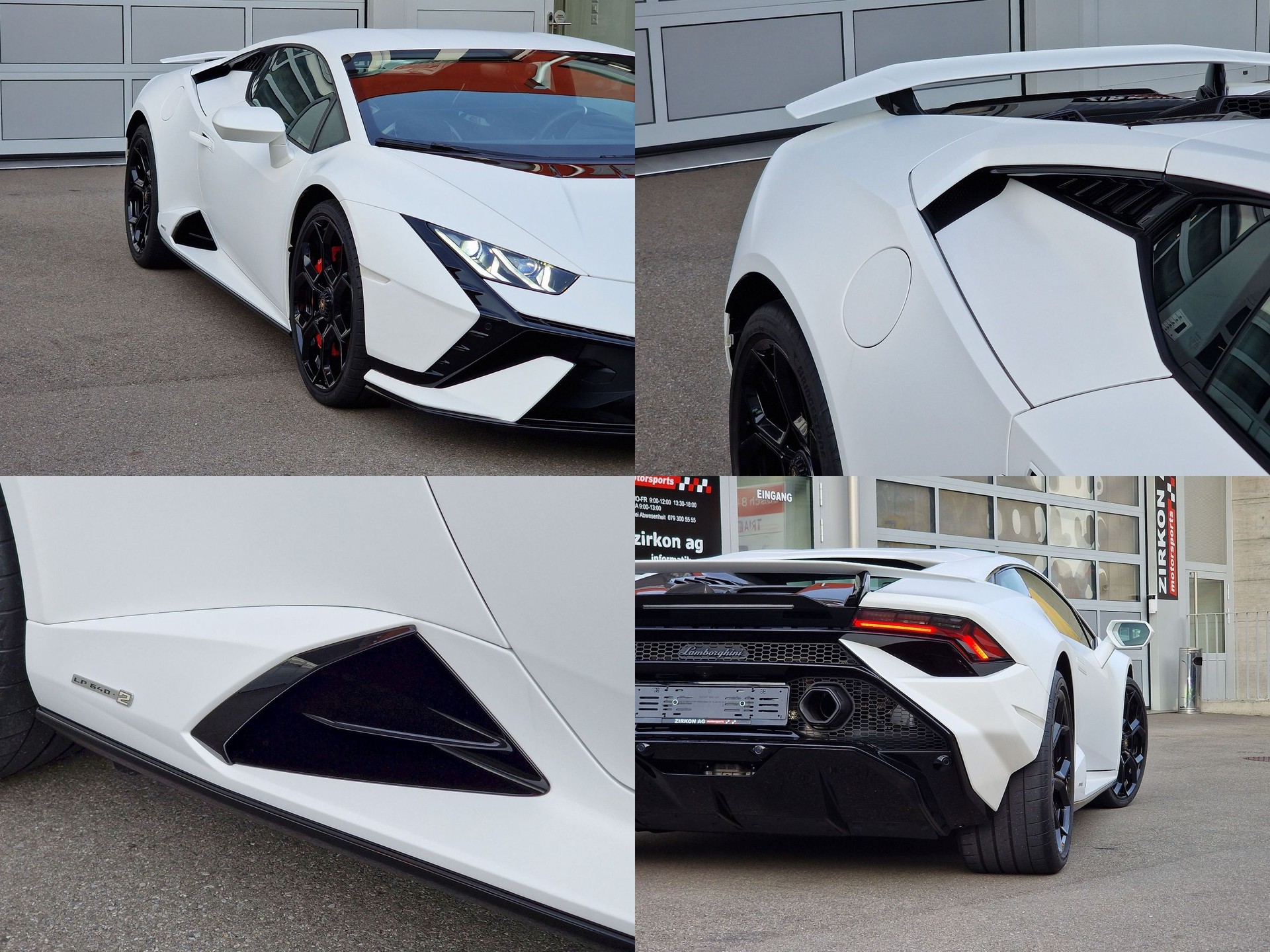 LAMBORGHINI Huràcan Tecnica 'Bianco Asopo Matt' | CH | Sensonum | Lift | Carbon | 5 Jahre Garantie-image-9