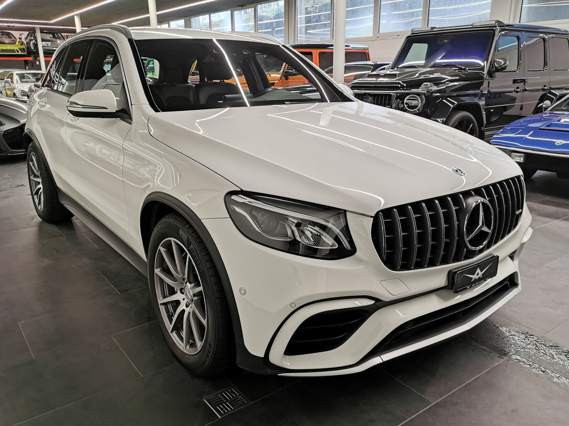 MERCEDES-BENZ GLC 63 AMG 4Matic+ 9G-Tronic WHITE SPECIAL 1. HD 50'000 KM CH-AUTO WINTERREIFEN
