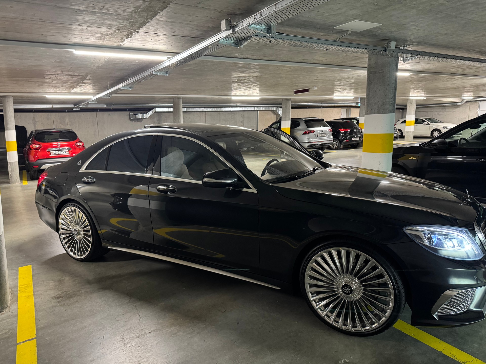 MERCEDES-BENZ S-350 MAYBACH OPTIK 22 ZOLL FELGEN