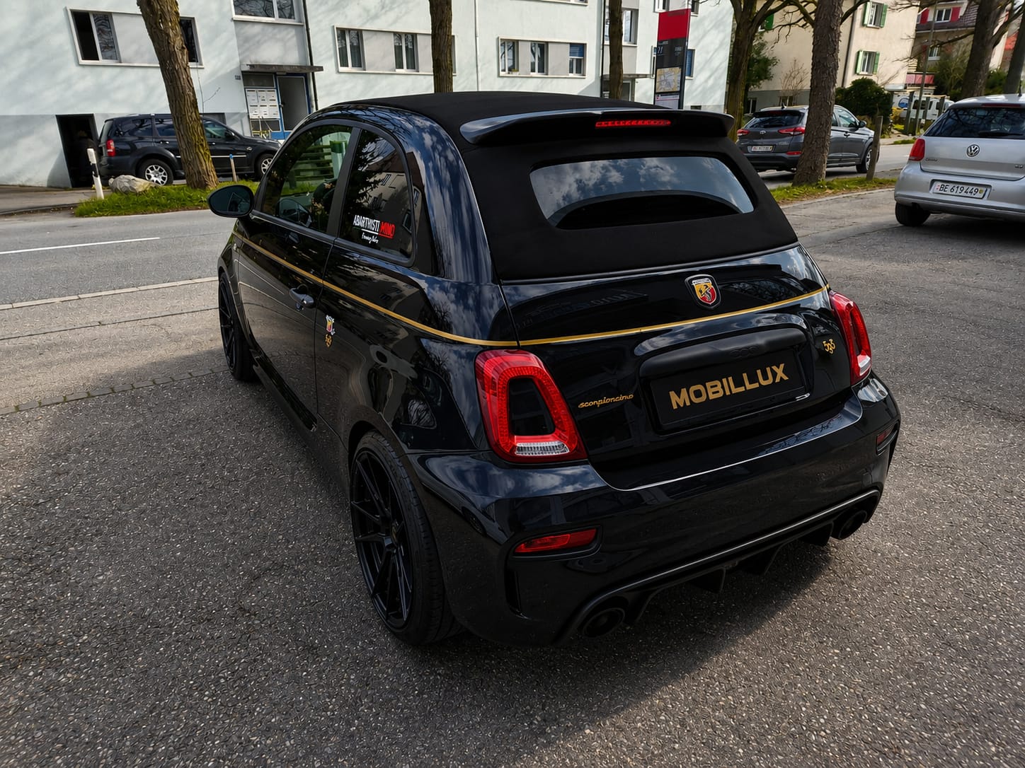 FIAT 595C 1.4 16V Turbo Abarth Scorpione Oro * 1 of 2000 * Akrapovic * Frisch ab Service * MFK * 8 Fach Bereift *-showroom-element-3
