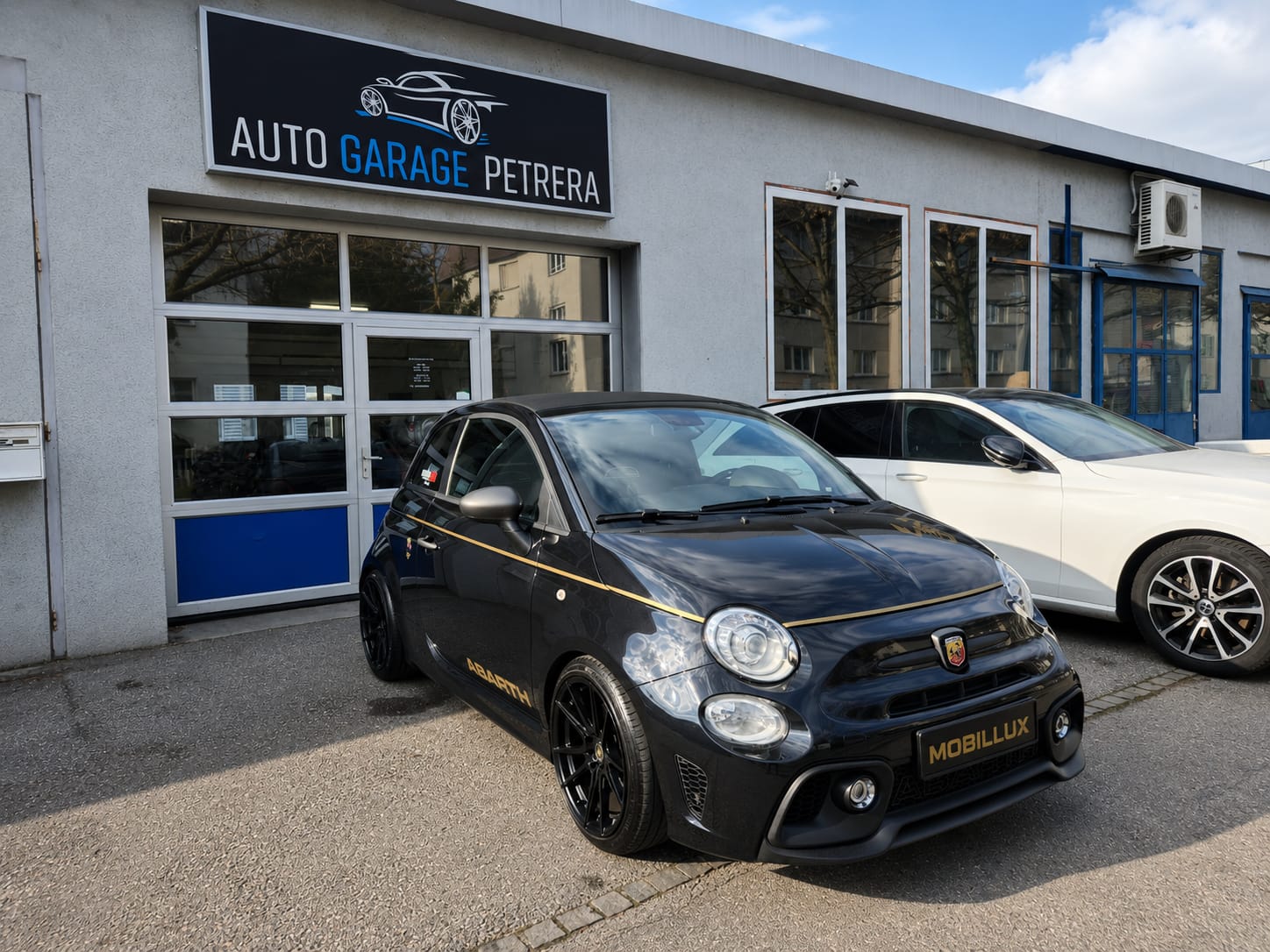 FIAT 595C 1.4 16V Turbo Abarth Scorpione Oro * 1 of 2000 * Akrapovic * Frisch ab Service * MFK * 8 Fach Bereift *