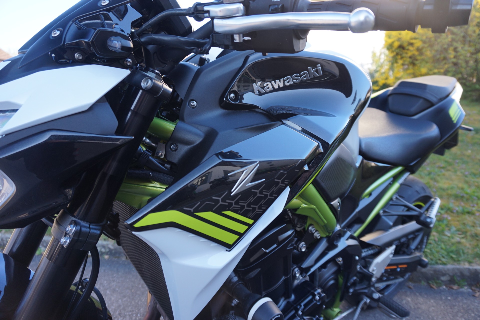KAWASAKI Z 900 ABS IXRACE MK2 Edelstahl Black Auspuff-image-8