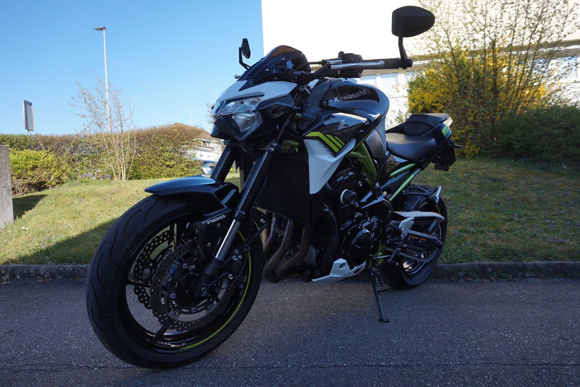 KAWASAKI Z 900 ABS IXRACE MK2 Edelstahl Black Auspuff-image-6