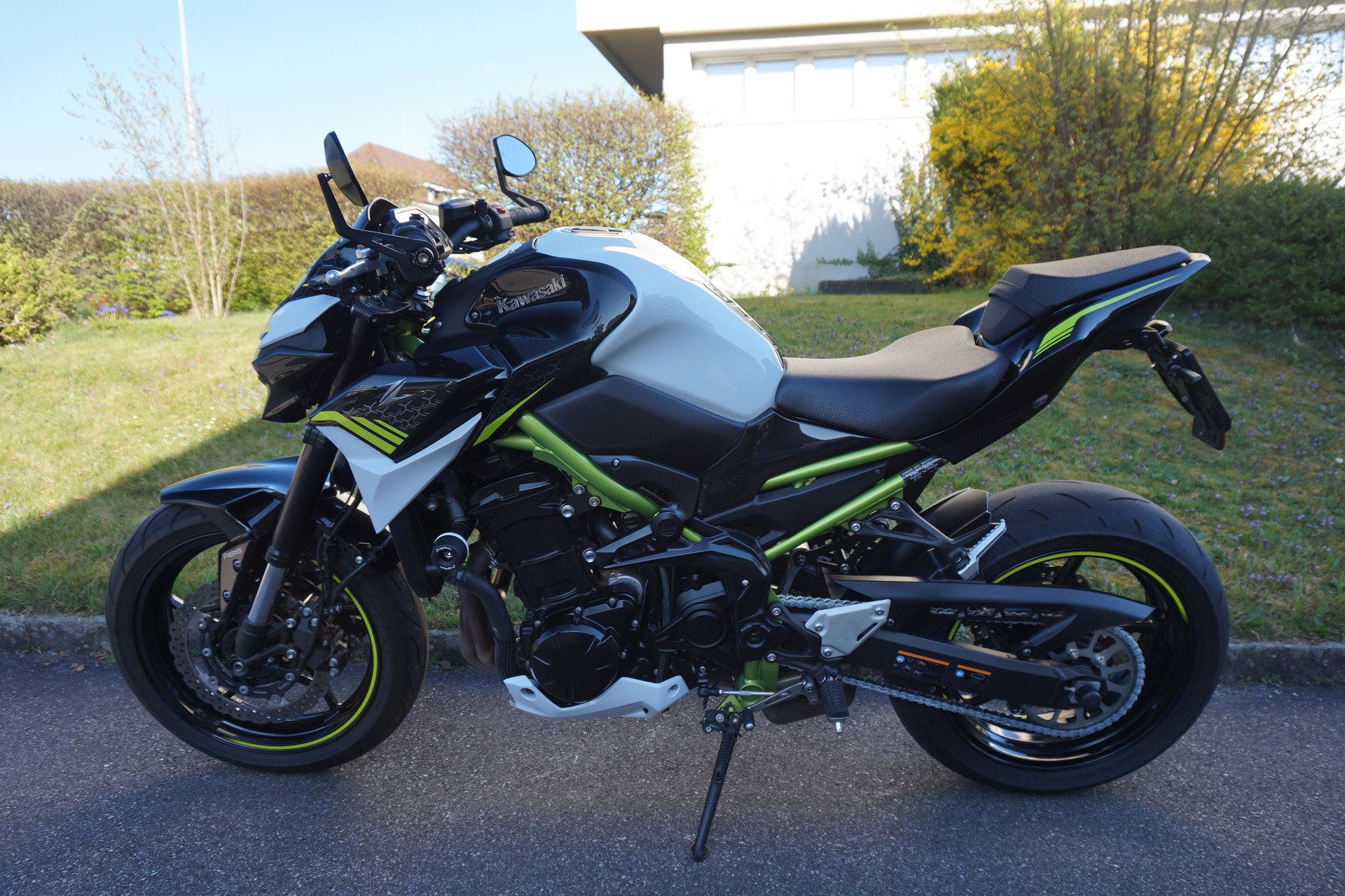 KAWASAKI Z 900 ABS IXRACE MK2 Edelstahl Black Auspuff-image-0