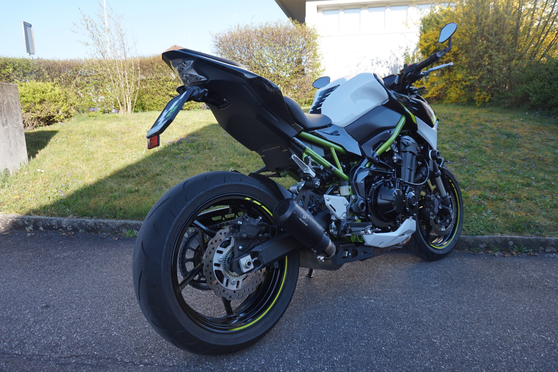 KAWASAKI Z 900 ABS IXRACE MK2 Edelstahl Black Auspuff-image-3