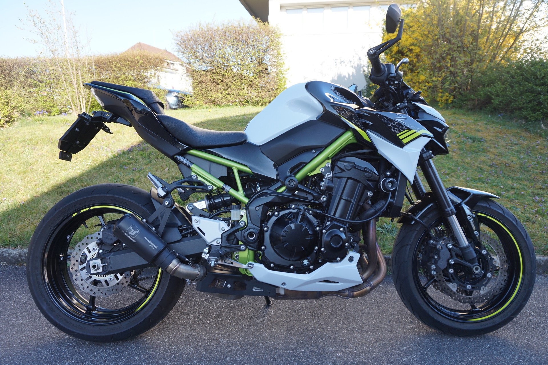 KAWASAKI Z 900 ABS IXRACE MK2 Edelstahl Black Auspuff-image-2