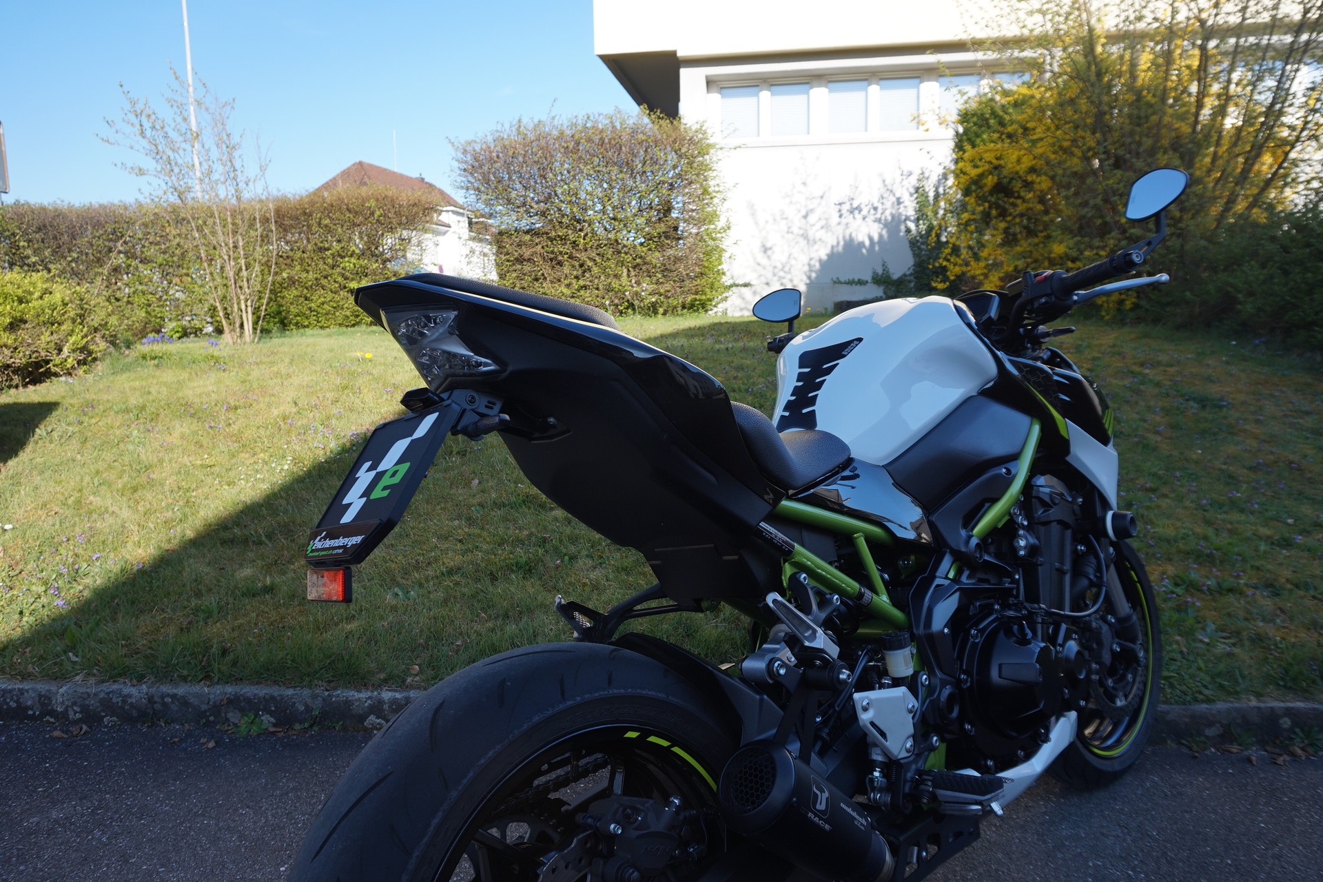 KAWASAKI Z 900 ABS IXRACE MK2 Edelstahl Black Auspuff-image-5
