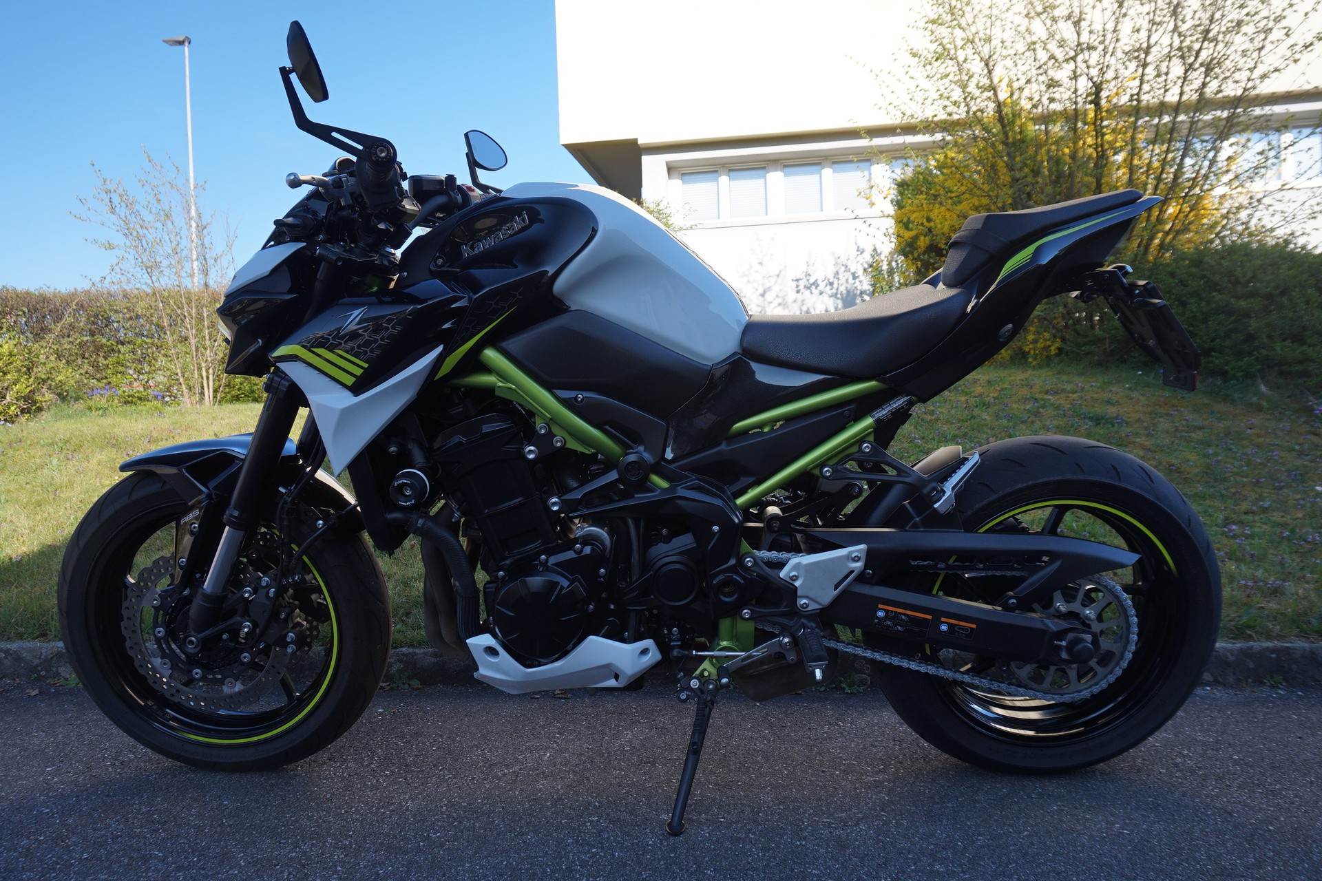 KAWASAKI Z 900 ABS IXRACE MK2 Edelstahl Black Auspuff-image-7