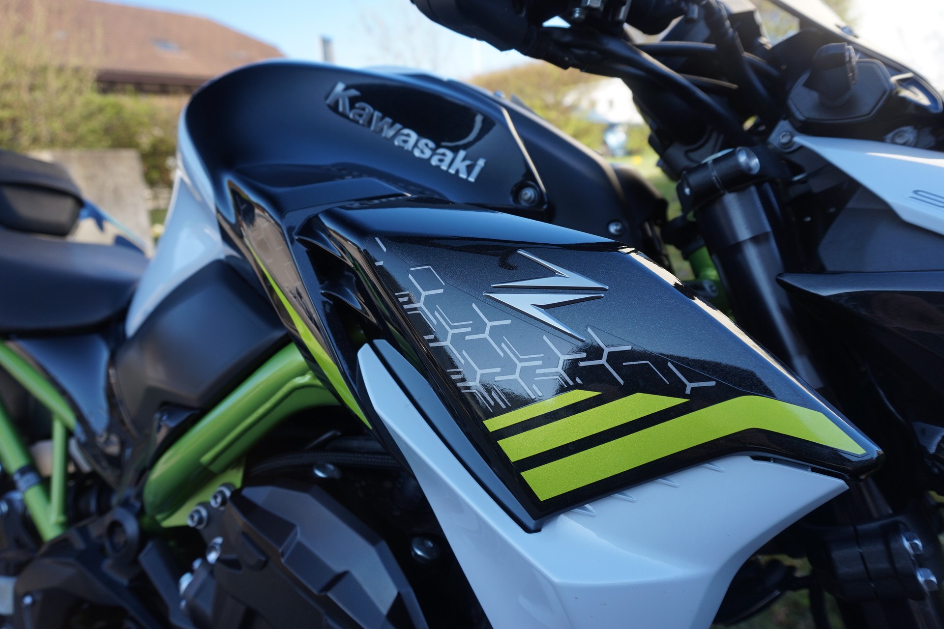 KAWASAKI Z 900 ABS IXRACE MK2 Edelstahl Black Auspuff-image-9
