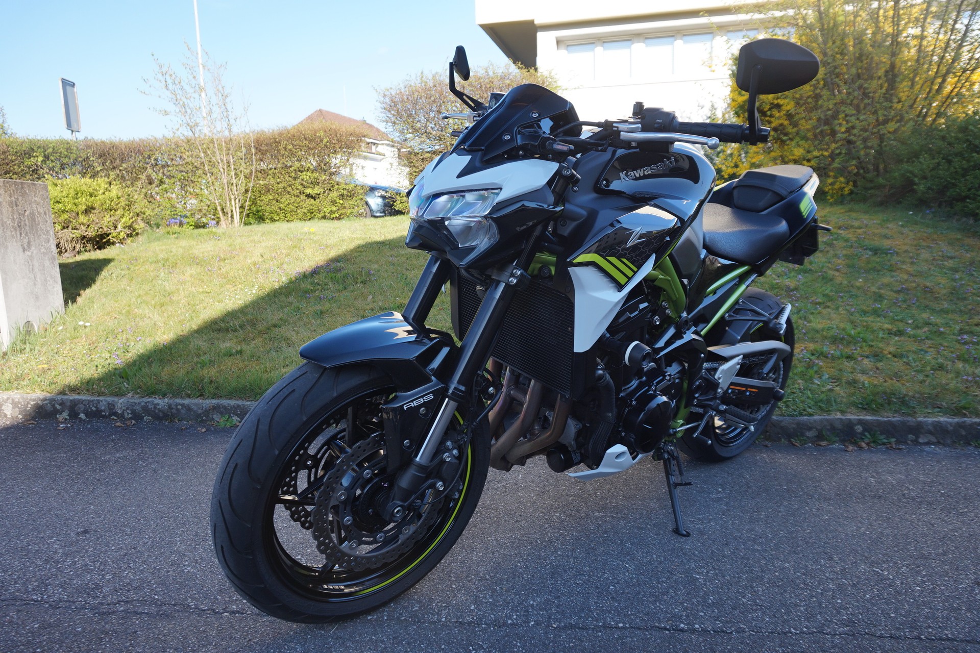 KAWASAKI Z 900 ABS IXRACE MK2 Edelstahl Black Auspuff-image-1