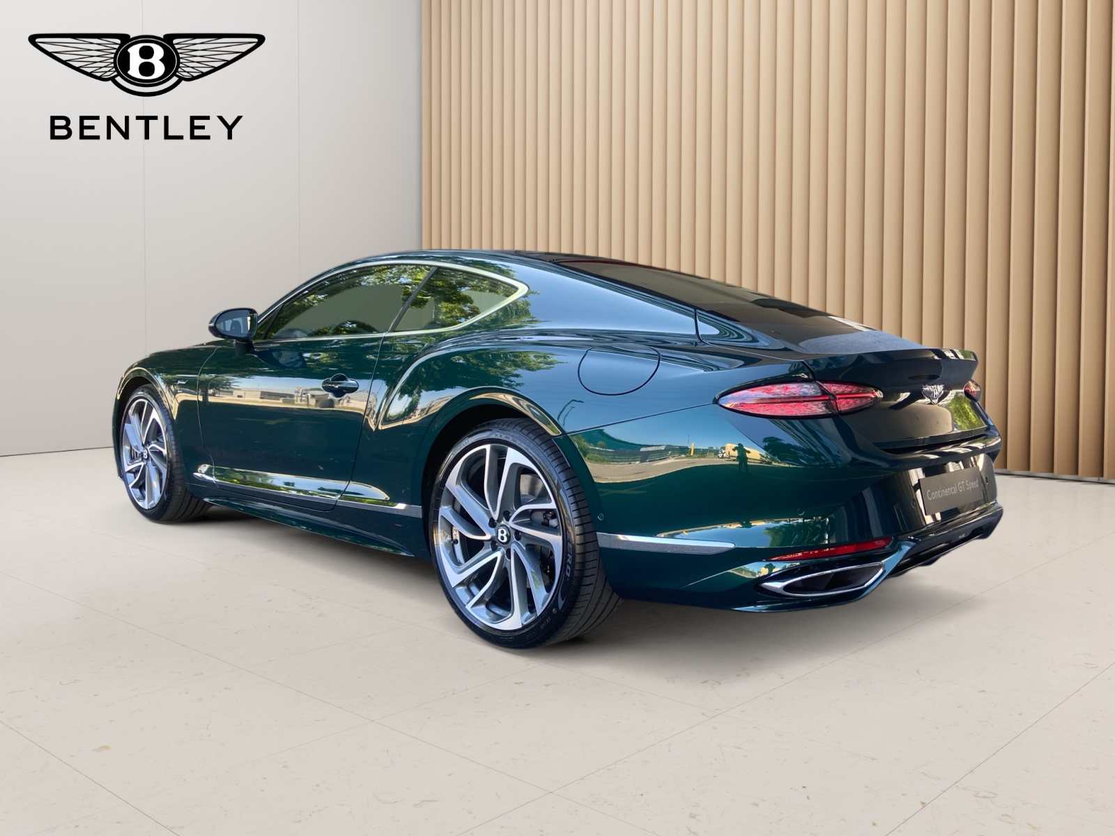 BENTLEY Continental GT 4.0 V8 Speed- Pure Bentley in Dunkelgrün-dunkelgrün/ 1.9% Leasing möglich.-showroom-element-1