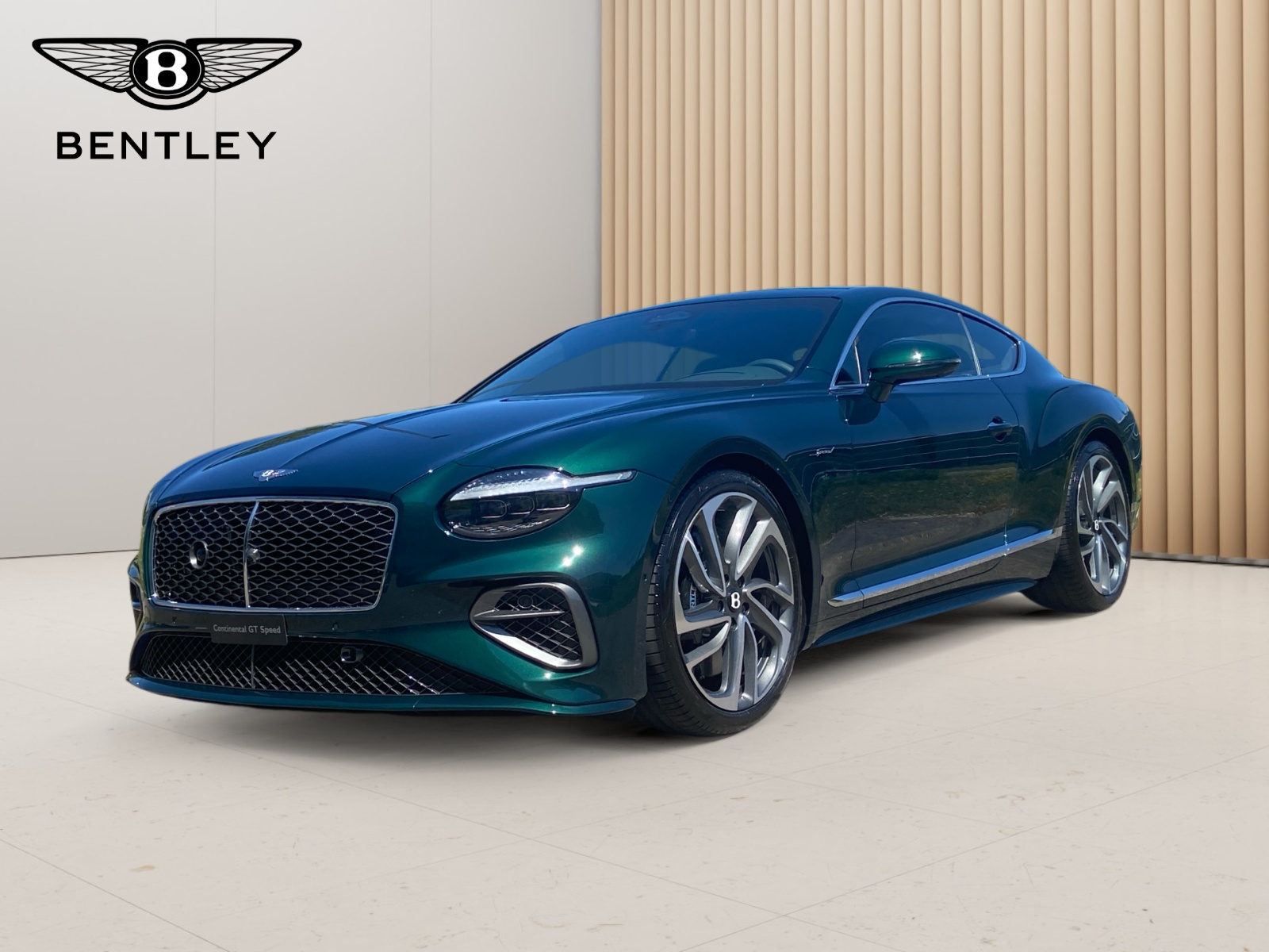 BENTLEY Continental GT 4.0 V8 Speed- Pure Bentley in Dunkelgrün-dunkelgrün/ 1.9% Leasing möglich.
