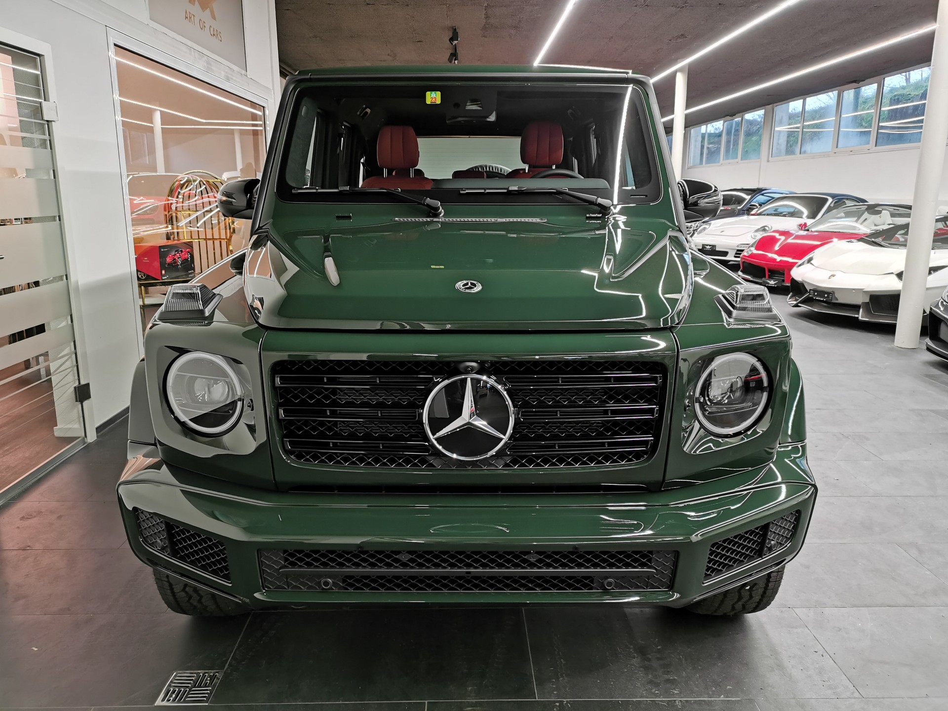 MERCEDES-BENZ G 400 d PROFESSIONAL FACELIFT INDIVIDUAL UNI GRÜN GREEN UNIKAT DIESEL THE LAST FINAL EDITION OHNE HYBRID! 9G-Tronic-image-1