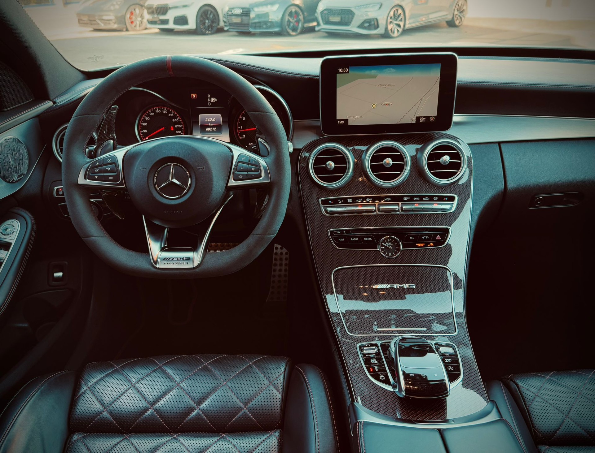 MERCEDES-BENZ C 63 S AMG Edition 1 Speedshift *Top Zustand**Top Ausstattung**Perlweiss*-image-7