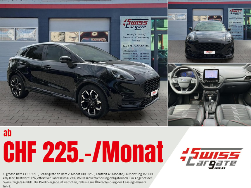 FORD Puma 1.0 MHEV ST-Line X Automat mit B&O & Winterreifen