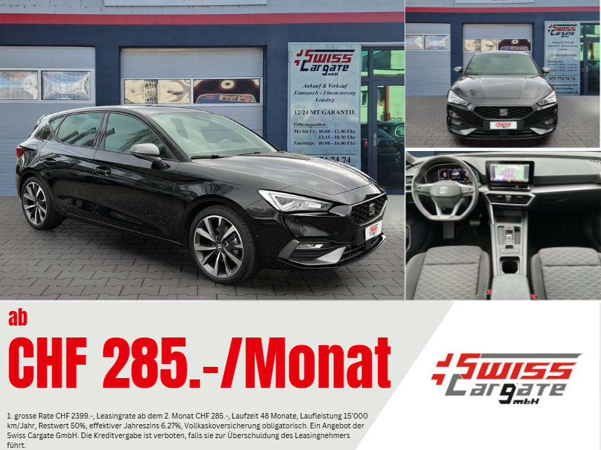 SEAT Leon ST 1.5 eTSI mHEV DSG FR 150PS mit 5J Werksgarantie oder bis 100000km