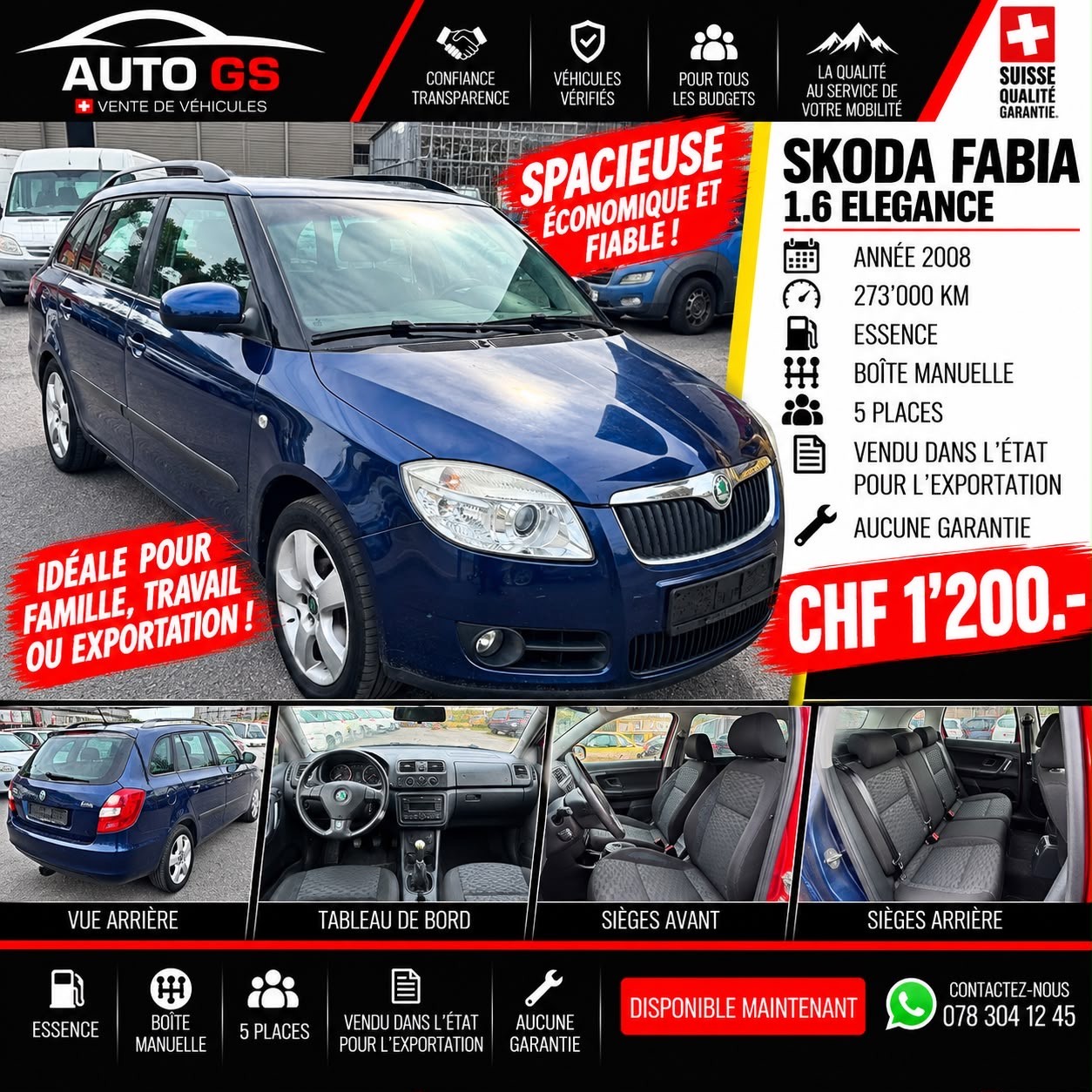 SKODA Fabia 1.6 Elegance