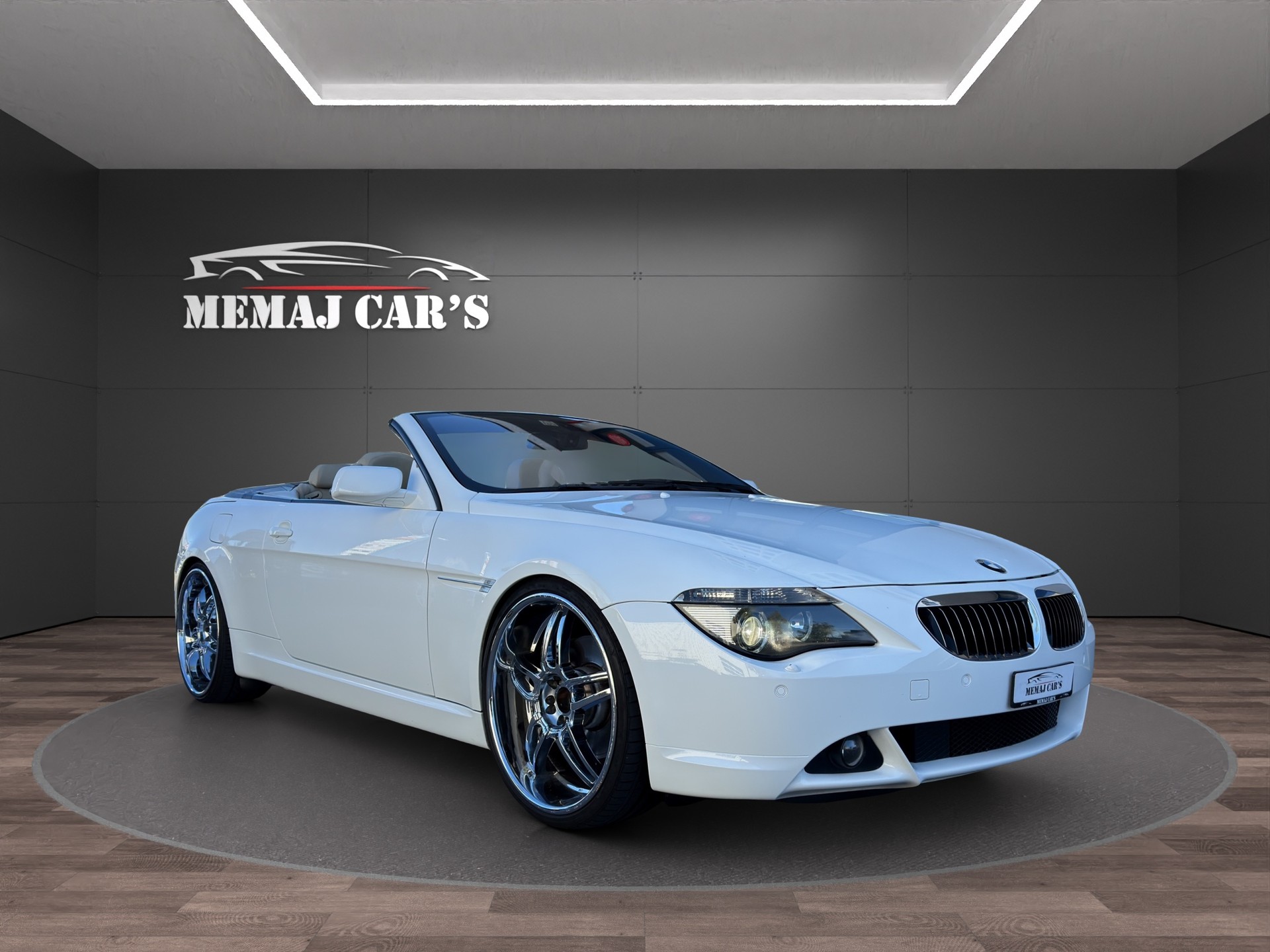 BMW 650i Cabrio Steptronic Frisch MFK 367 PS Einzigartig-showroom-element-2