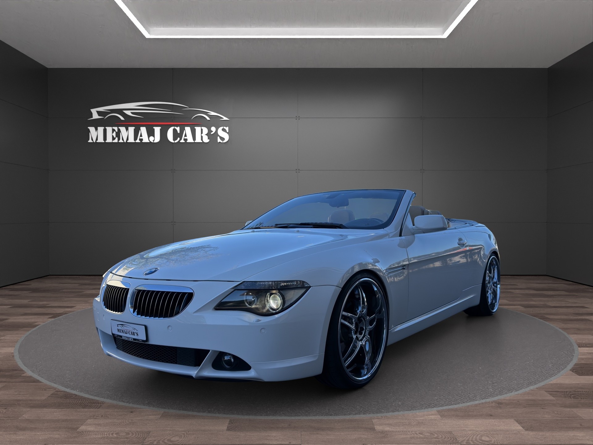 BMW 650i Cabrio Steptronic Frisch MFK 367 PS Einzigartig-showroom-element-1